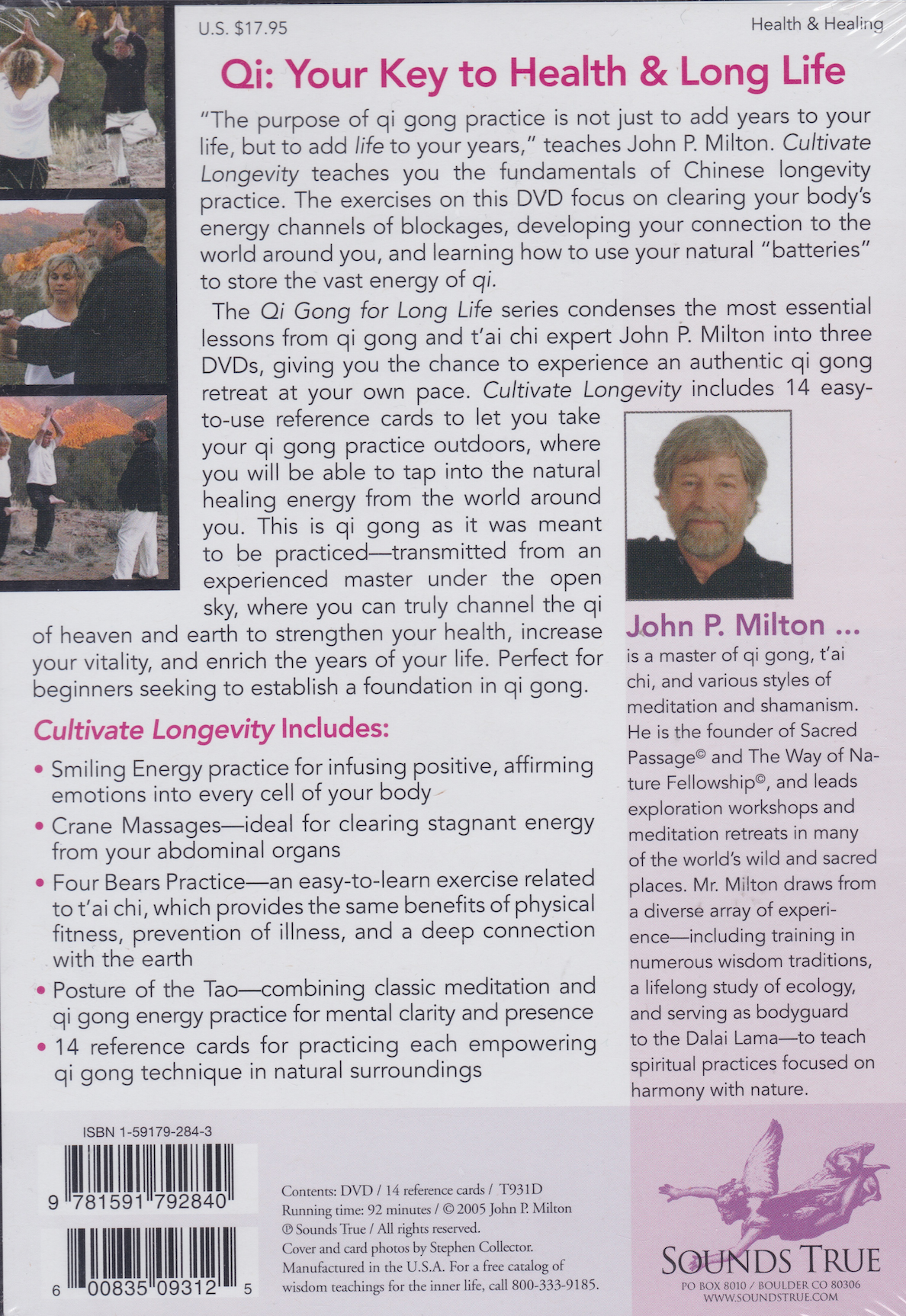 Qi Gong For Life: Cultivate Longevity DVD by John Milton