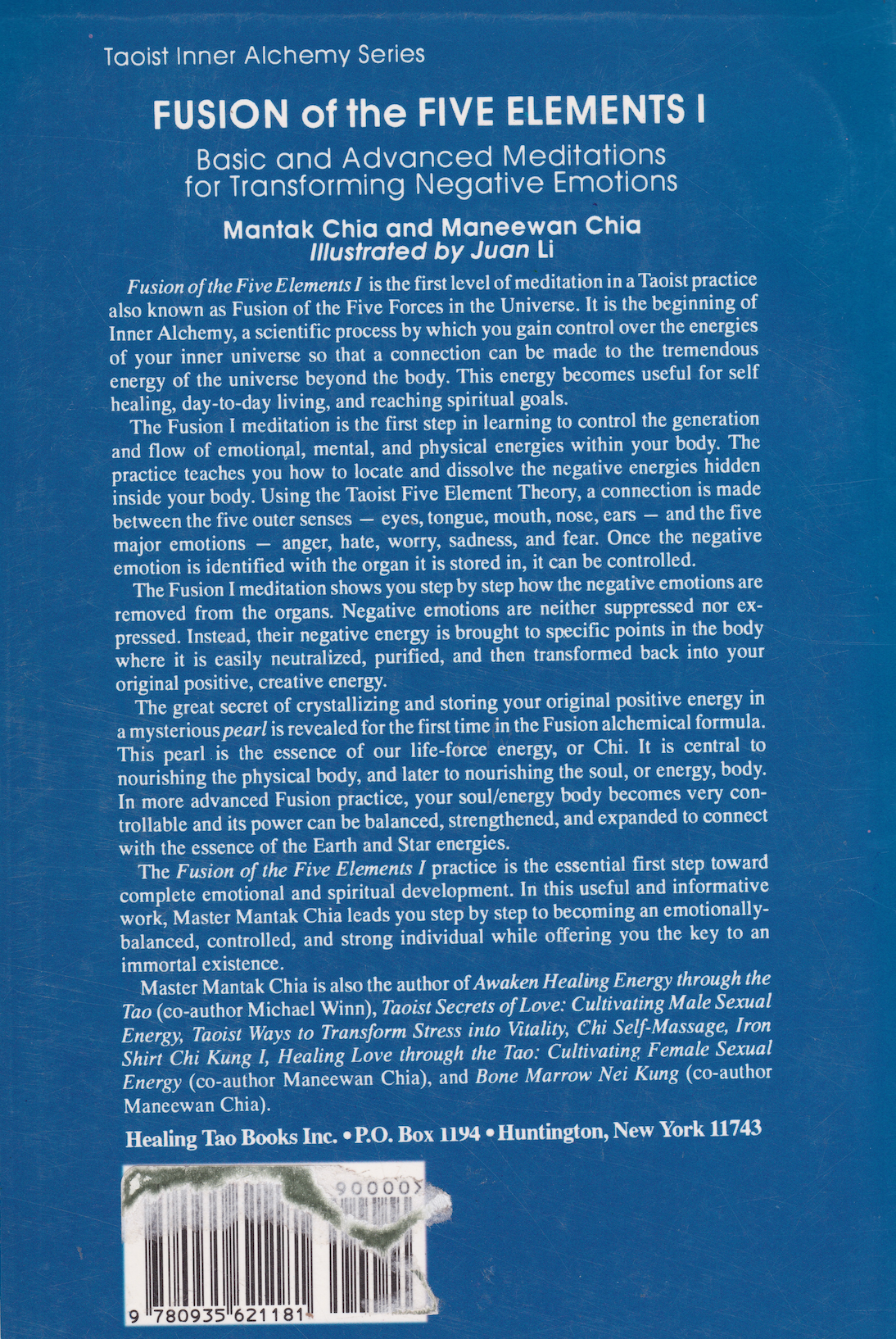 Fusion of the Five Elements Vol I: Meditations for Transforming Negative Emotions Book by Mantak Chia (Preowned)