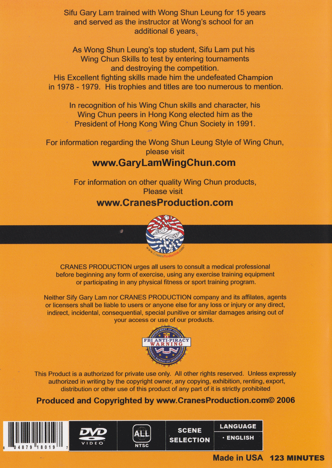 Siu Nim Tao I & II DVD by Gary Lam