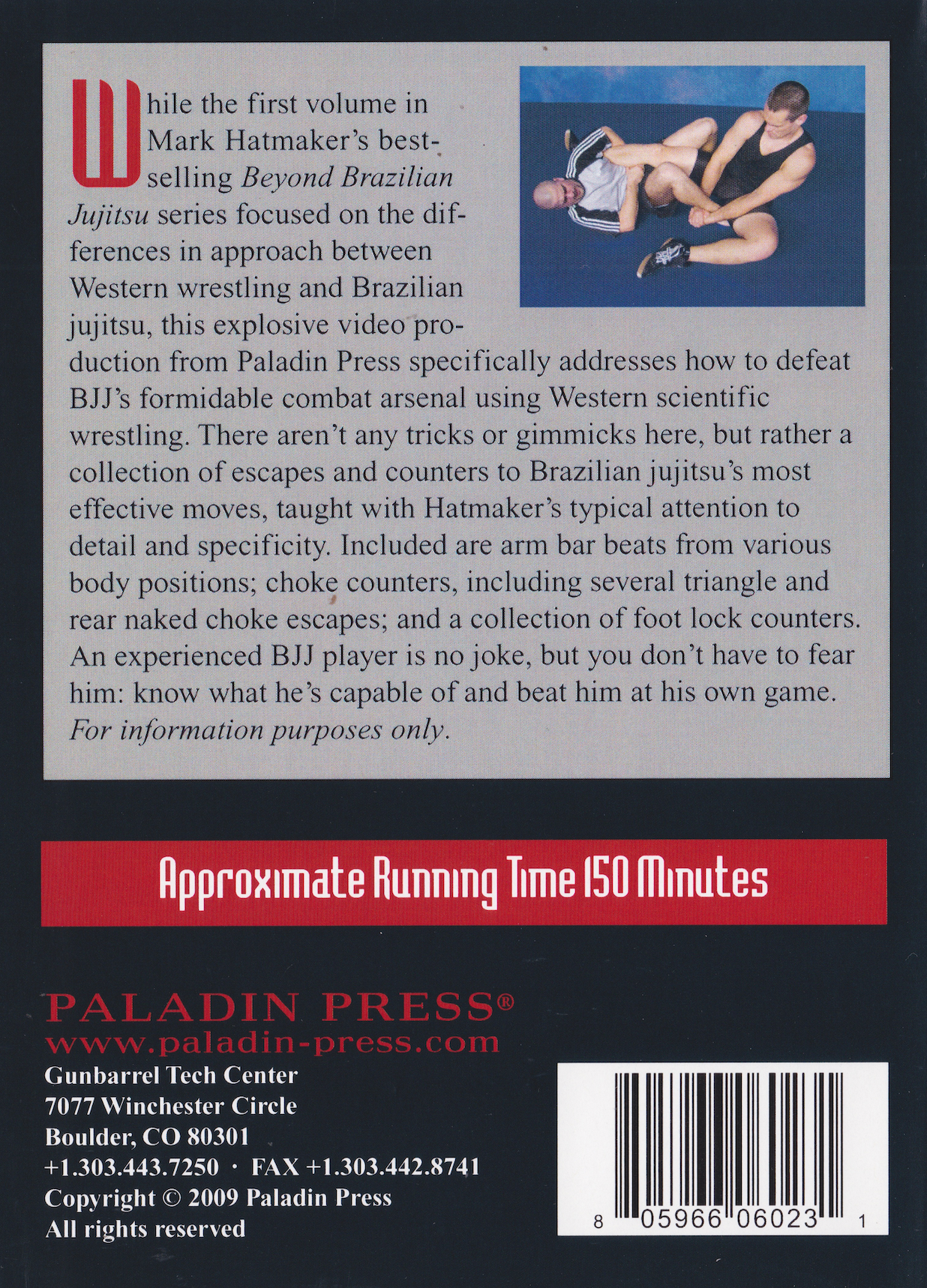 Beyond Brazilian Jujitsu II (2 DVD Set) by Mark Hatmaker (Preowned)