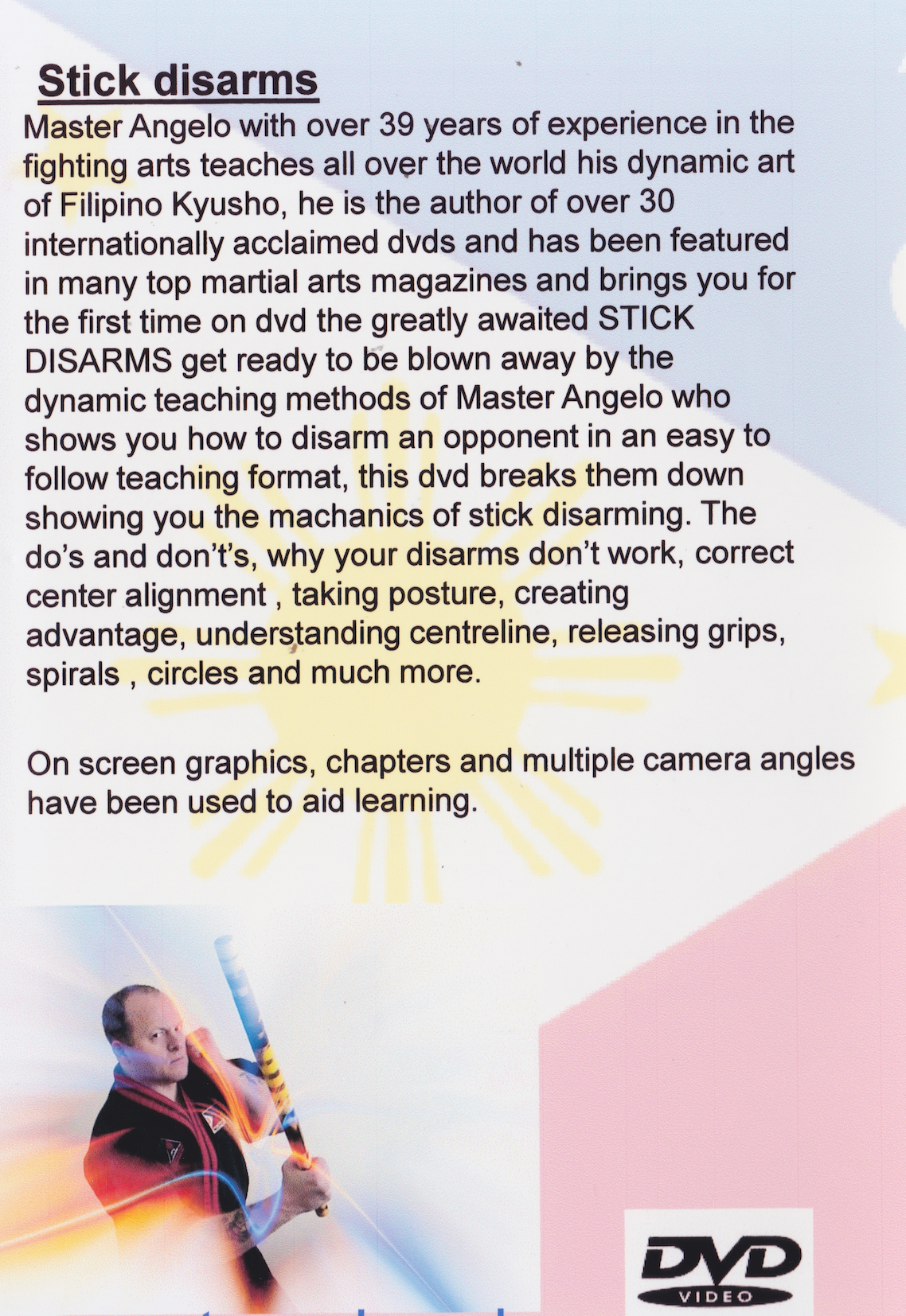 Stick Disarms DVD by Angelo Baldissone (Preowned)