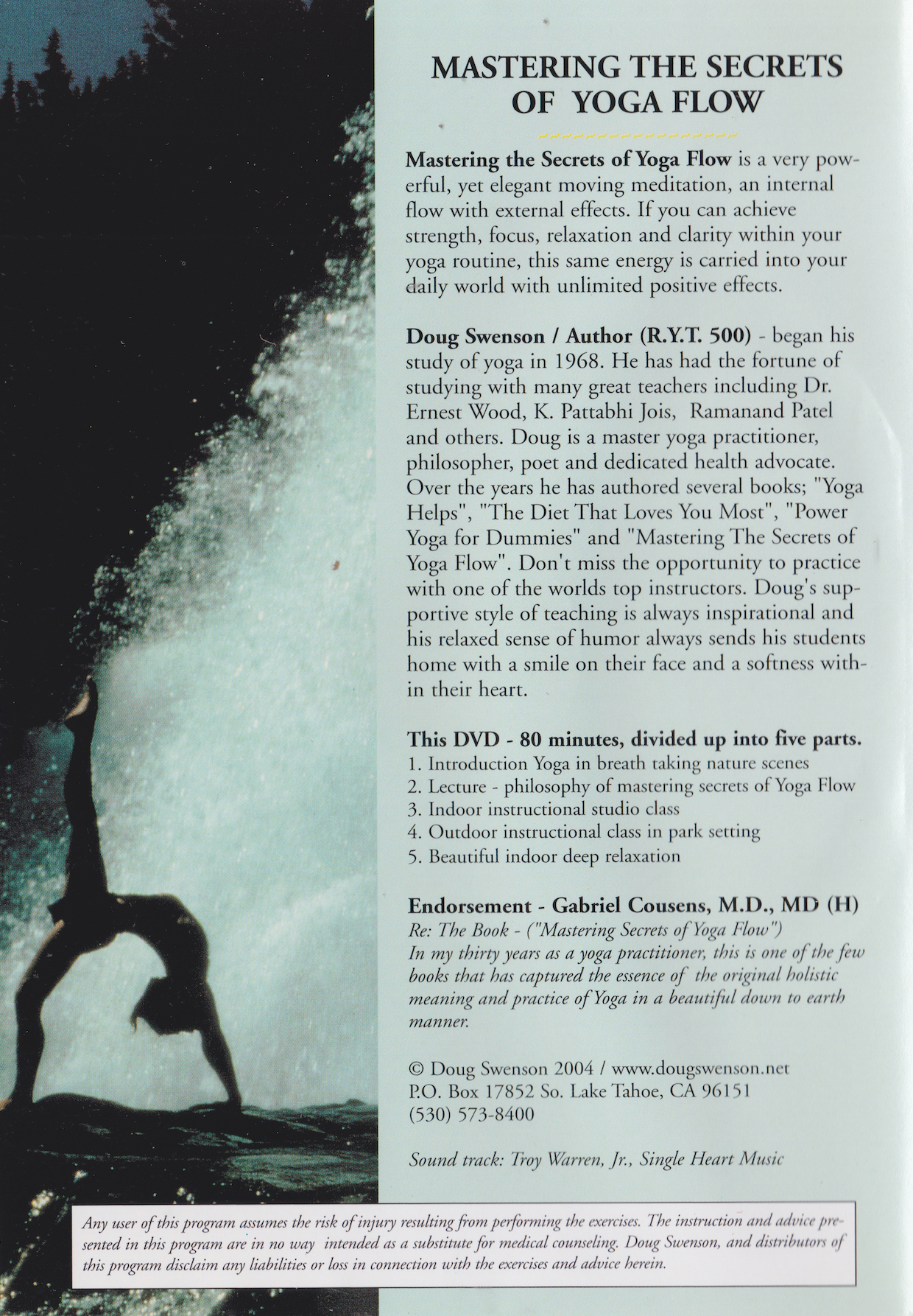 Mastering the Secrets of Yoga Flow DVD by Doug Swenson