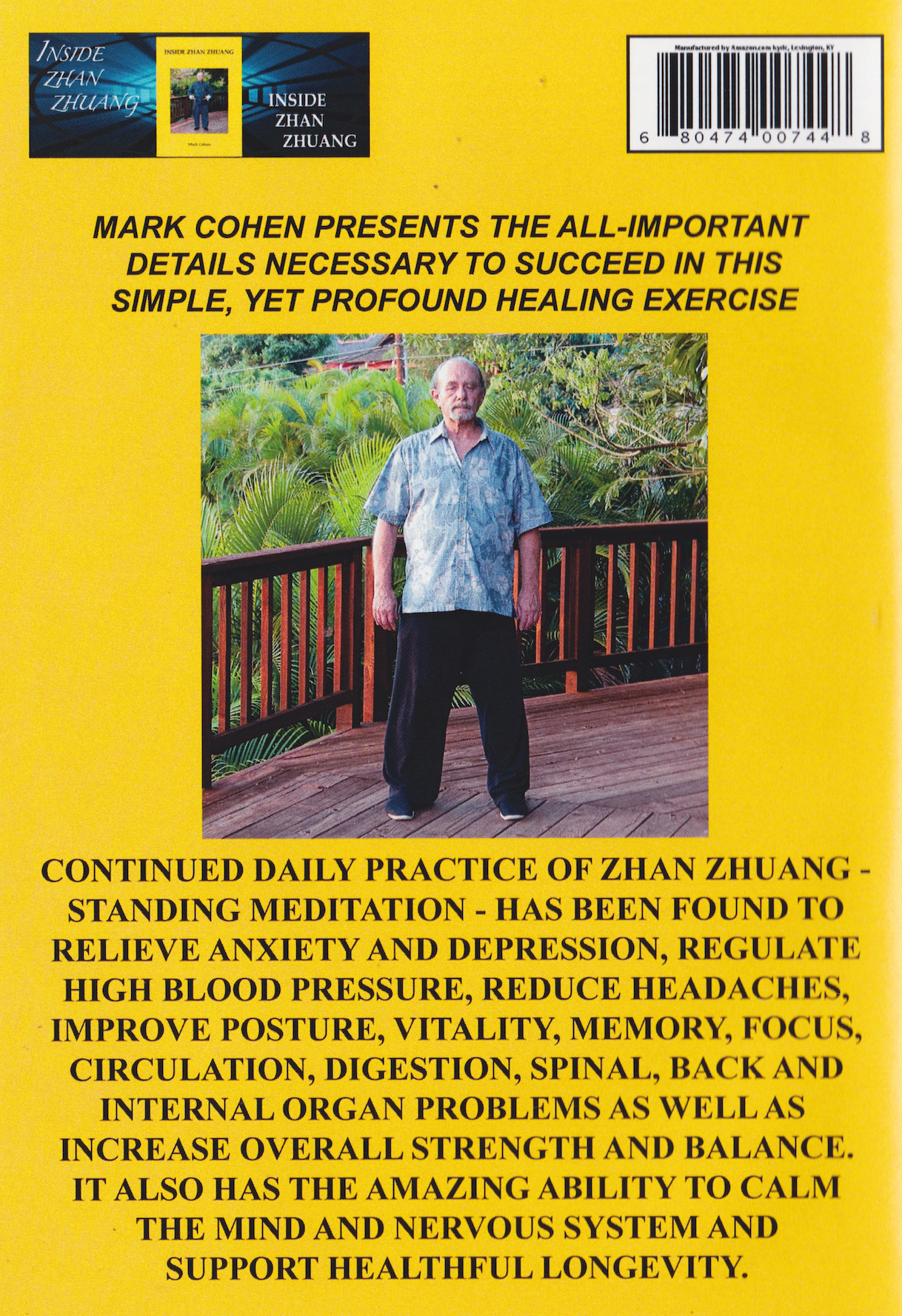 Inside Zhan Zhuang: Standing Meditation for Beginners and Seniors DVD by Mark Cohen (Preowned)
