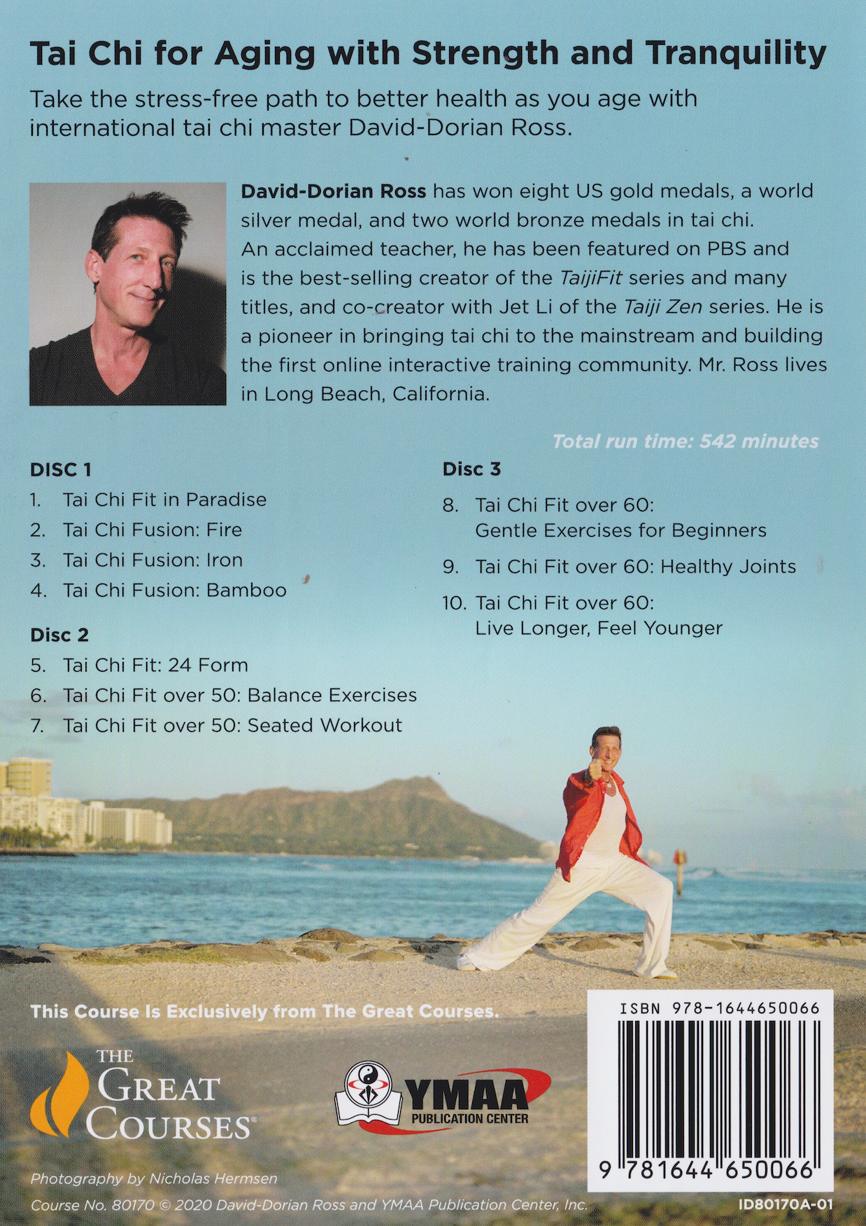 Tai Chi For Aging with Strength & Tranquility 3 DVD Set with David-Dorian Ross