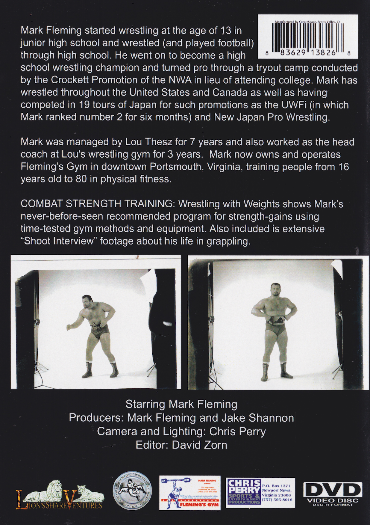 Combat Strength Training: Wrestling with Weights DVD with Mark Fleming (Preowned)