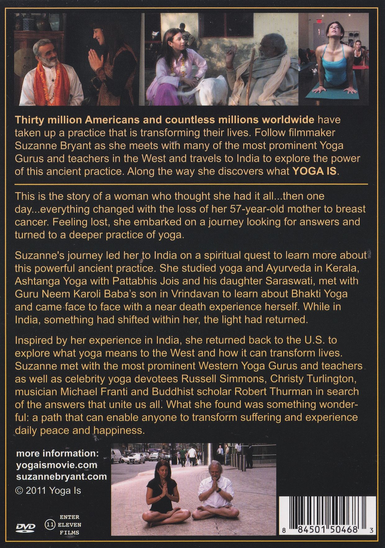 Yoga Is - A Film About The Transformational Power Of Yoga DVD by Suzanne Bryant (Preowned)
