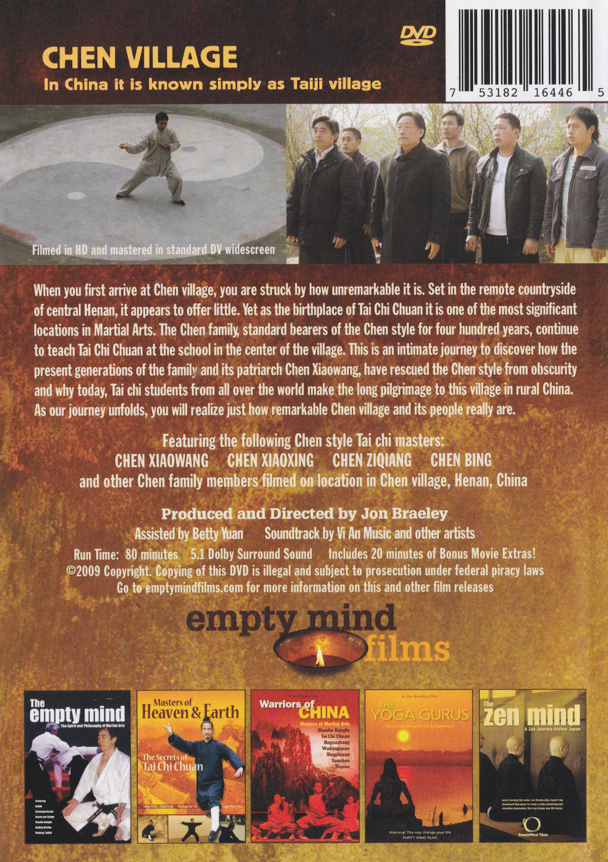 Chen Village Tai Chi Documentary DVD