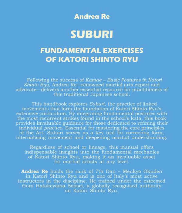 Suburi: Fundamental Exercises of Katori Shinto Ryu Book by Andrea Re