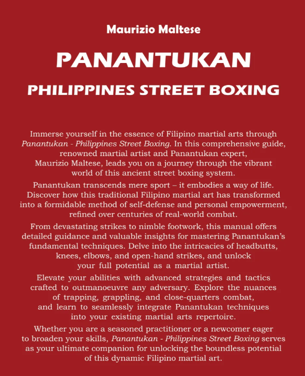 Panantukan: Philippines Street Boxing Book by Maurizio Maltese