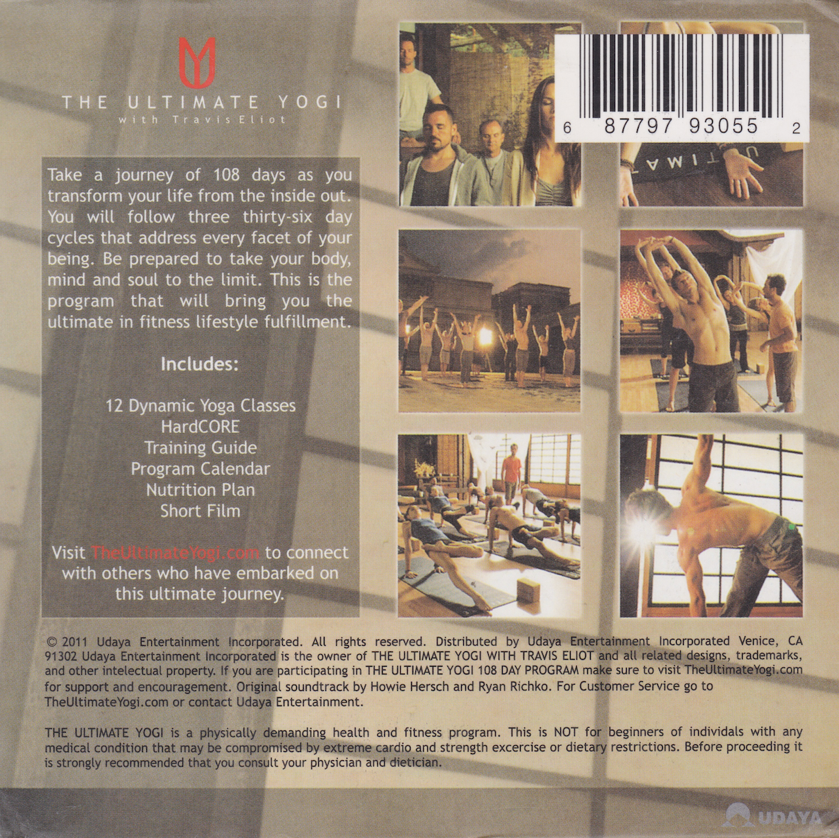 The Ultimate Yogi 12 DVD Set with Travis Eliot (Preowned)