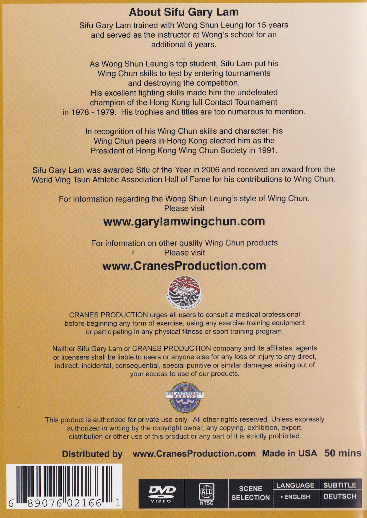 Biu Jee DVD by Gary Lam