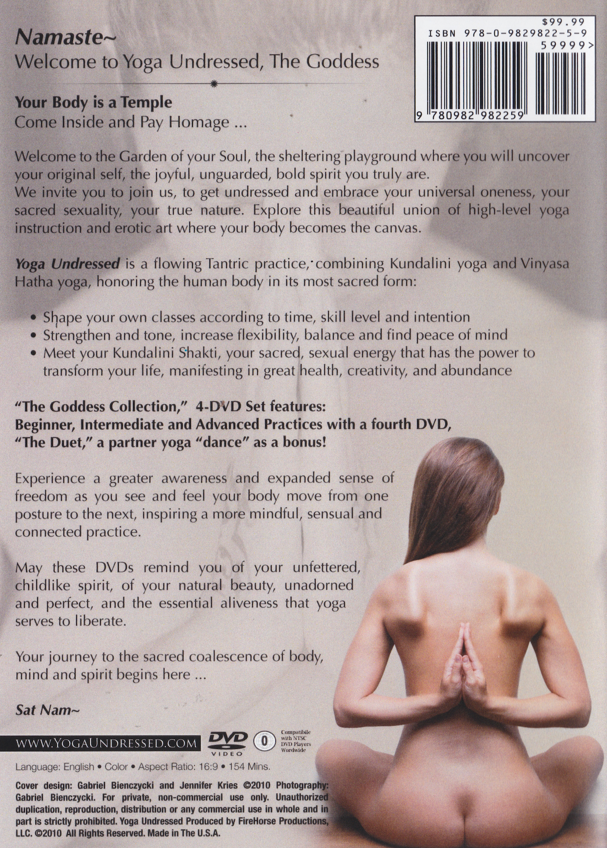 Yoga Undressed The Collection 4 DVD Set