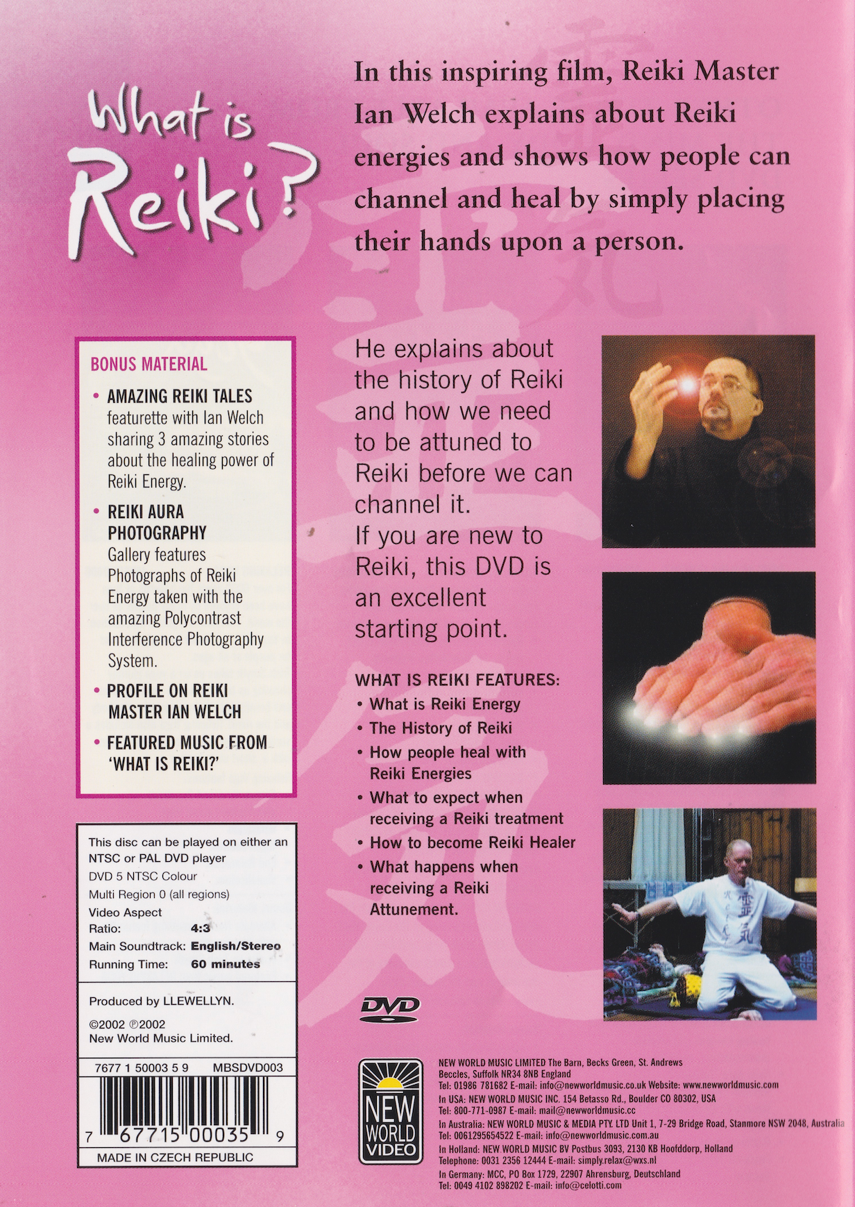 What is Reiki DVD by Ian Welch (Preowned)