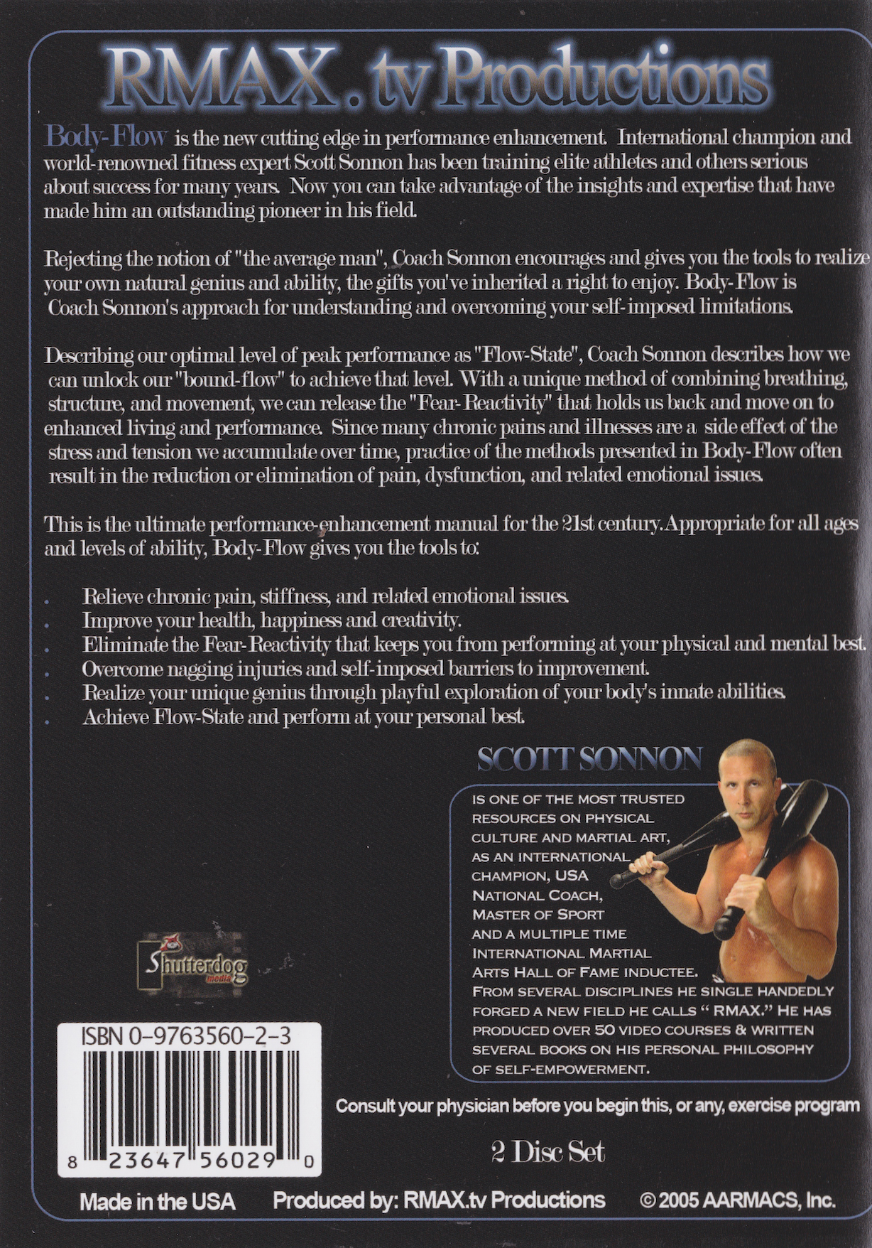 Body Flow 2 DVD Set by Scott Sonnon (Preowned)
