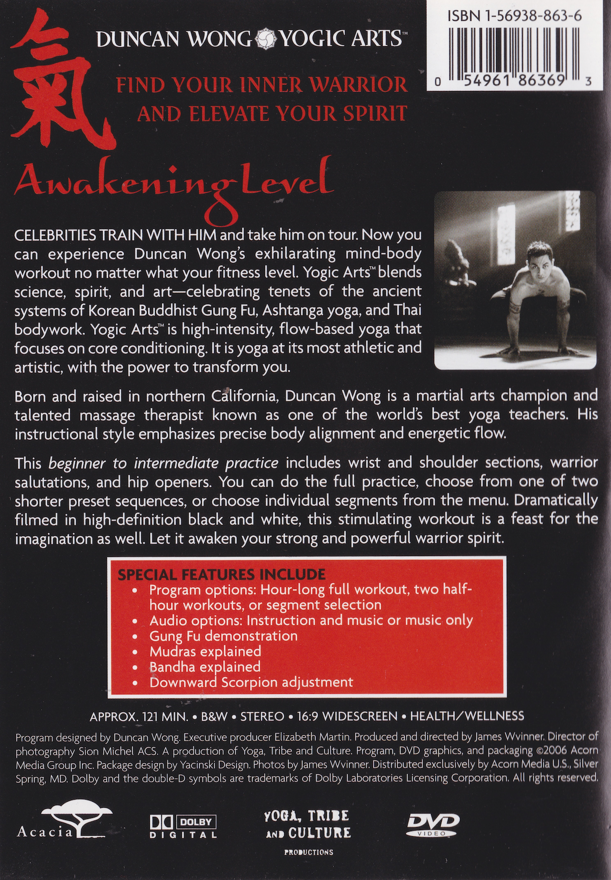 Yogic Arts Awakening Level DVD by Duncan Wong