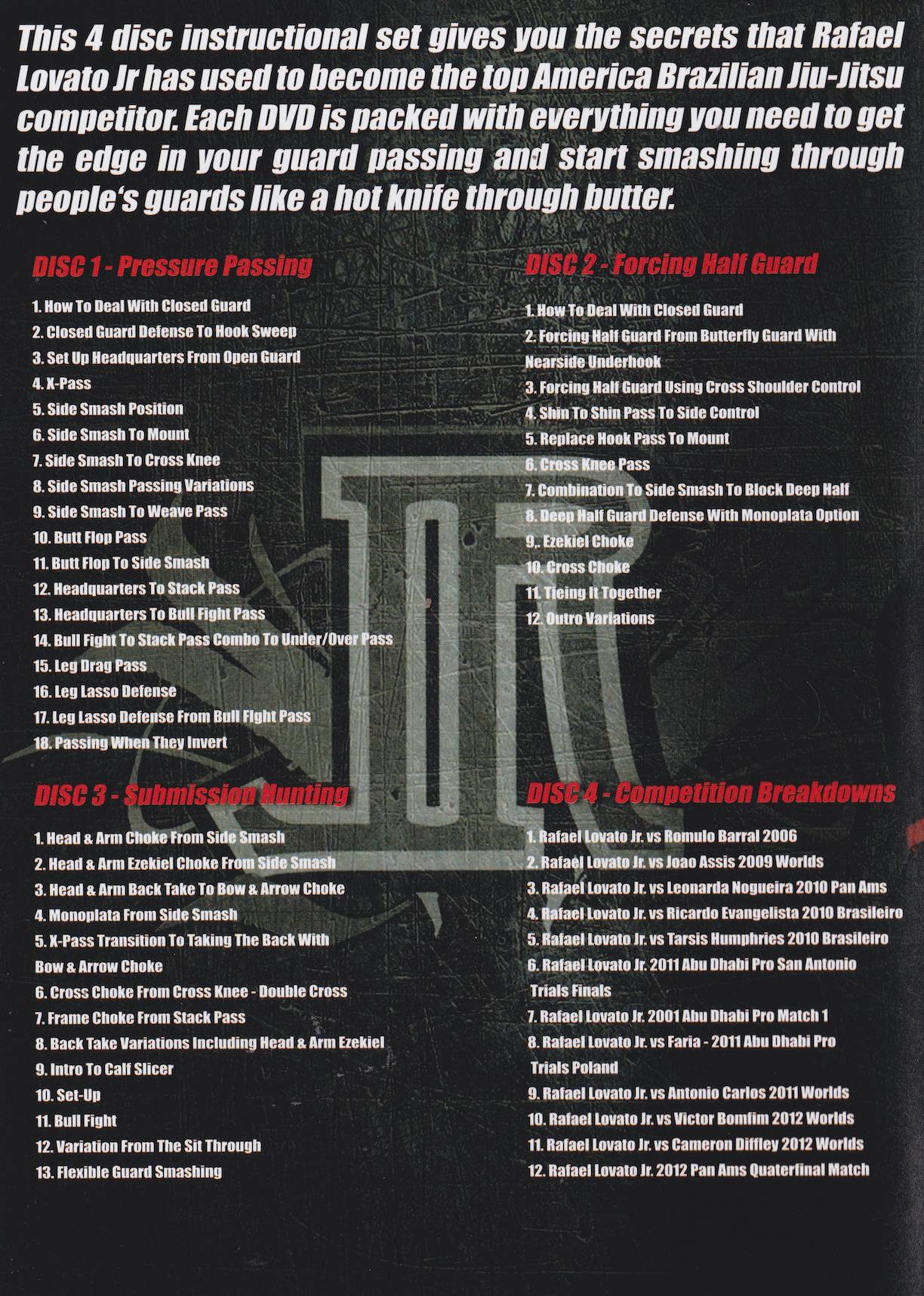 Ultimate Pressure Passing System 4 DVD Set by Rafael Lovato Jr (Preowned)