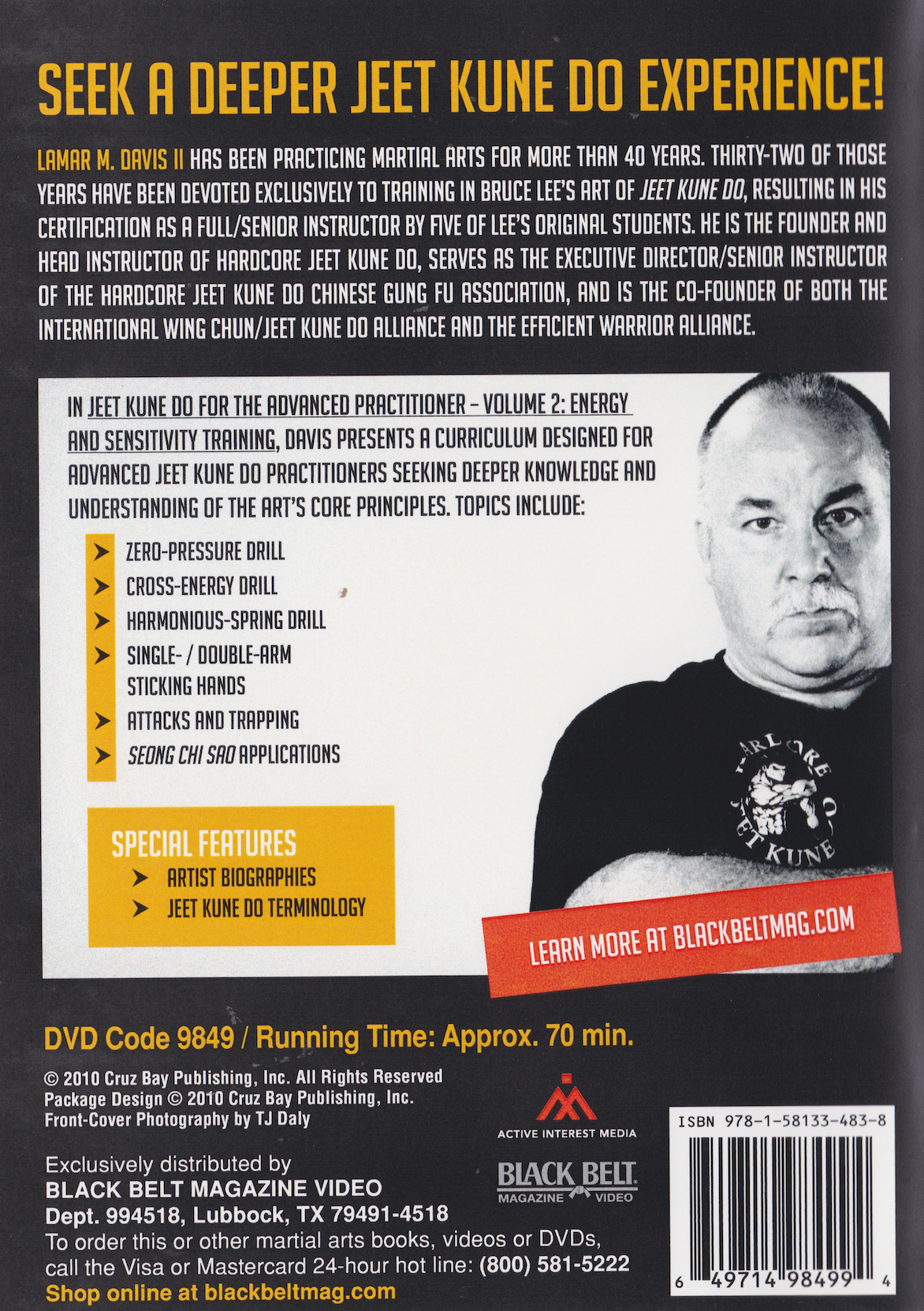 Jeet Kune Do for the Advanced Practitioner DVD Vol 2 with Lamar Davis II