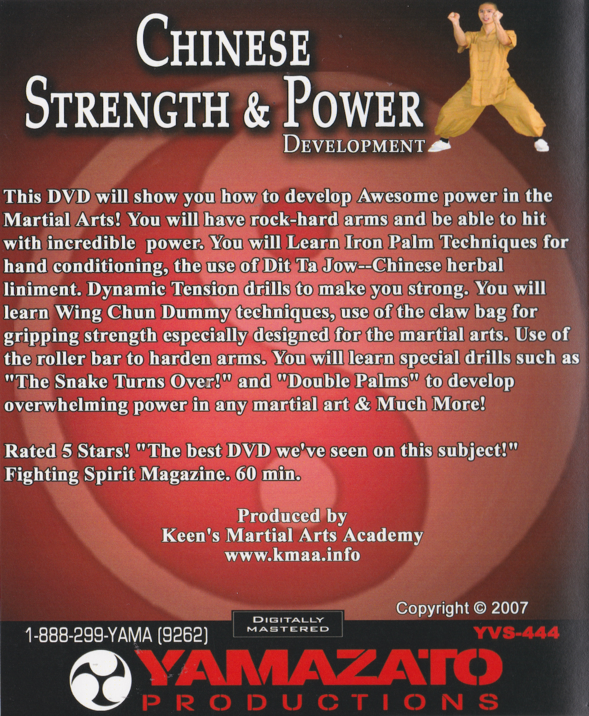 Chinese Strength & Power Development DVD by Thomas Keen (Preowned)