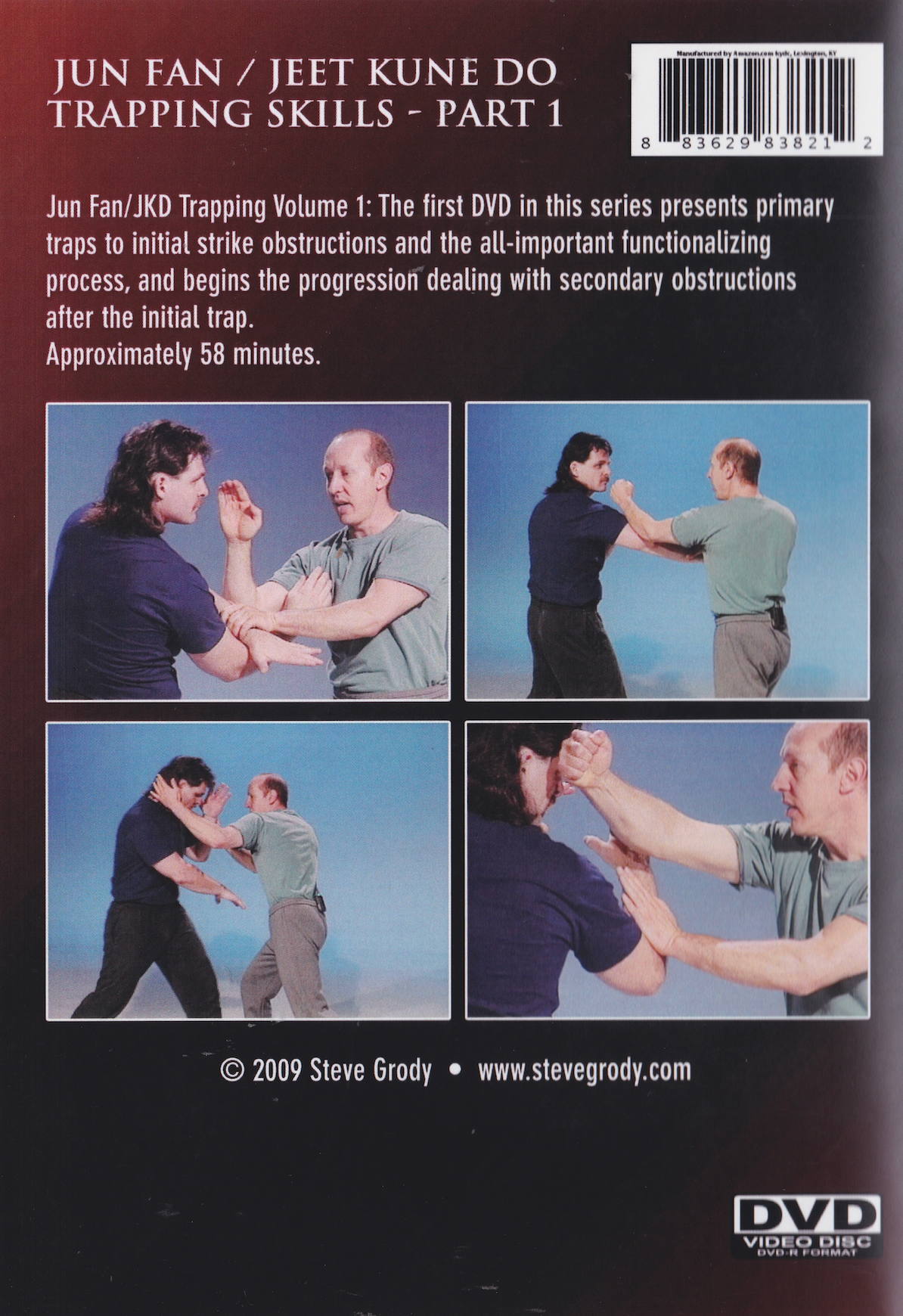 Jun Fan Jeet Kune Do Trapping Skills DVD 1 by Steve Grody (Preowned)