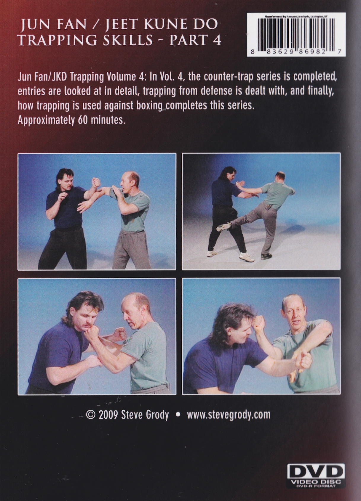 Jun Fan Jeet Kune Do Trapping Skills DVD 4 by Steve Grody (Preowned)
