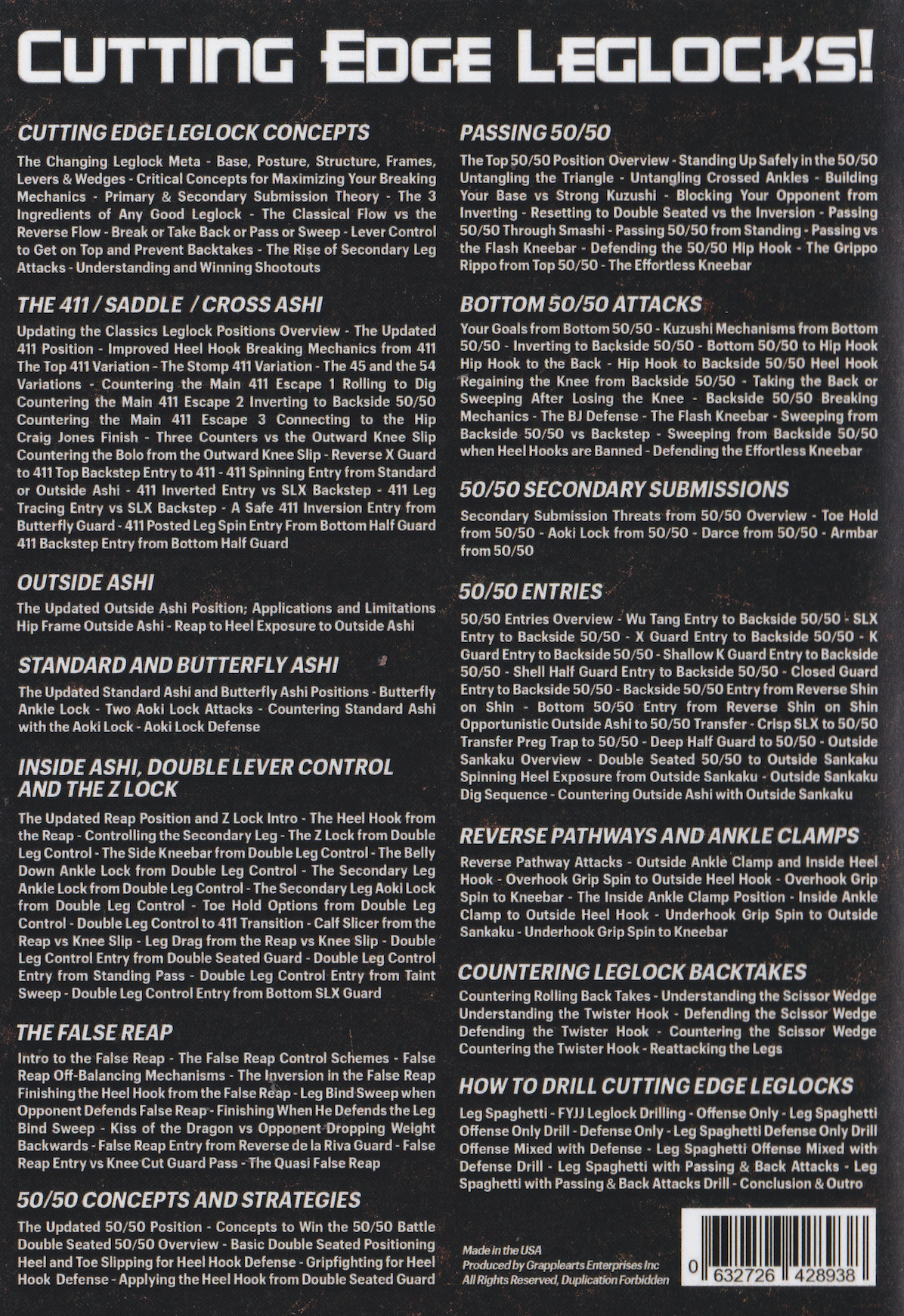 Cutting Edge Leglocks 6 DVD Set with Rob Biernacki and Stephan Kesting