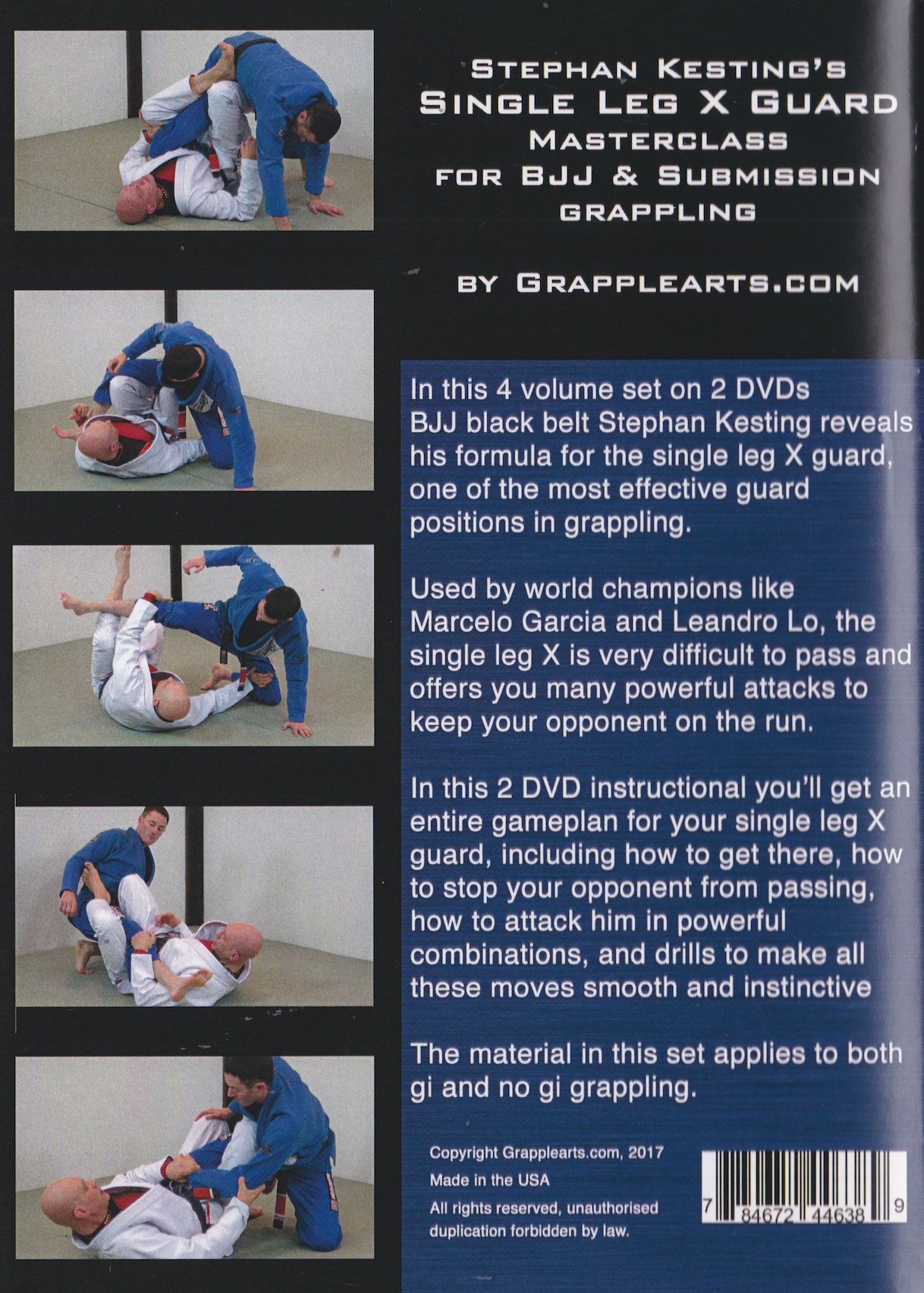 Single Leg X Guard Masterclass 2 DVD Set with Stephan Kesting