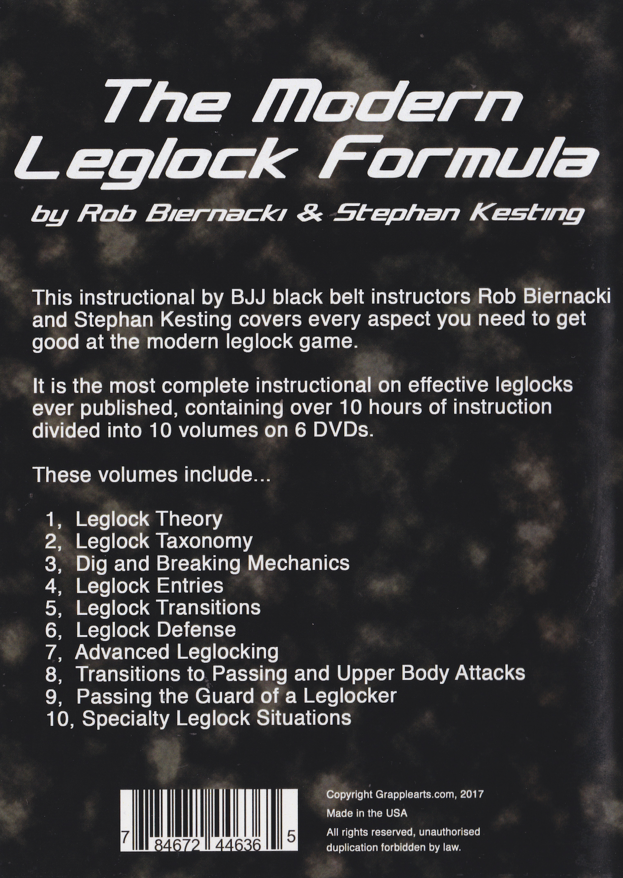 The Modern Leglock Formula 6 DVD Set with Rob Biernacki and Stephan Kesting