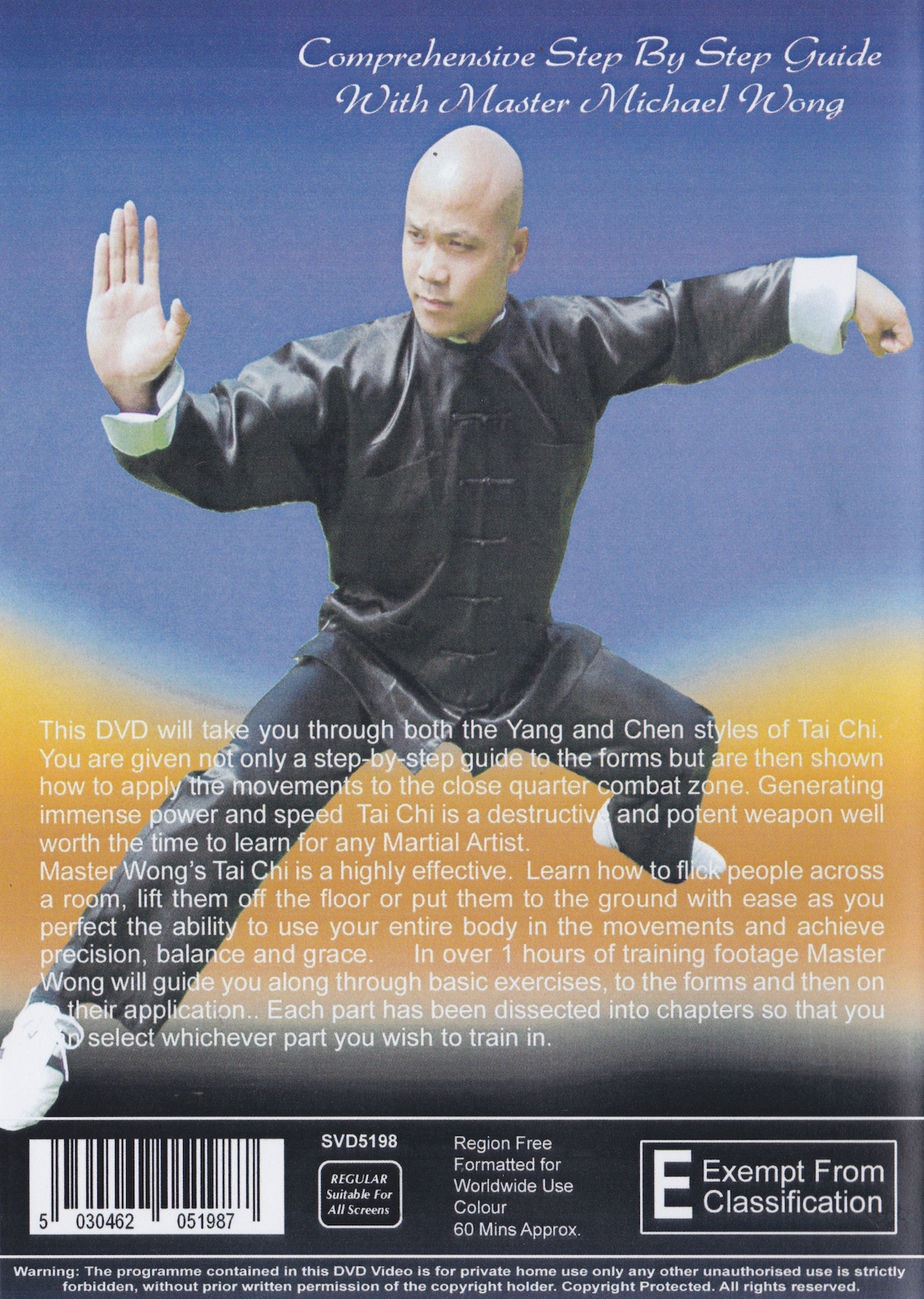 Forces of Combat DVD 4: Tai Chi Combat by Michael Wong (Preowned)
