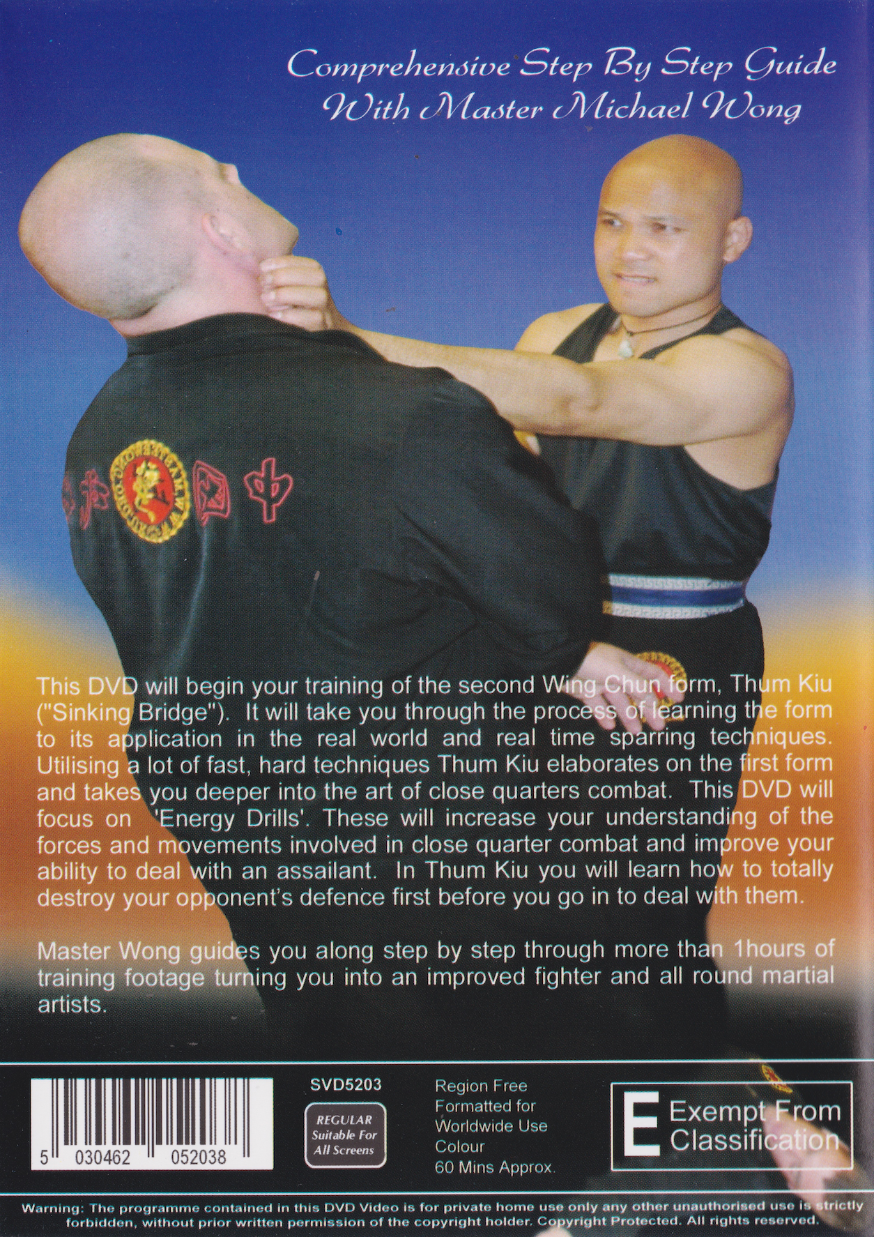Forces of Combat DVD 9: Wing Chun Thum Kiu by Michael Wong (Preowned)