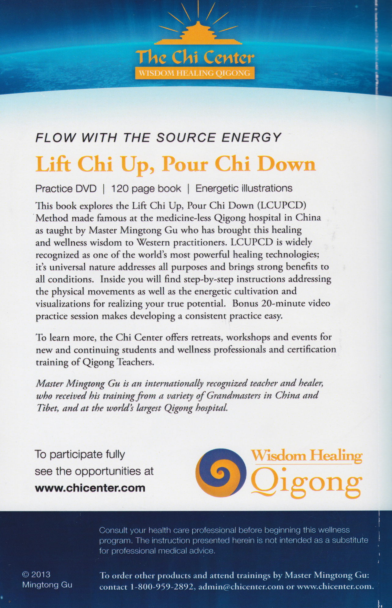 More Energy More Life with Mingtong Gu Book & DVD (Preowned)