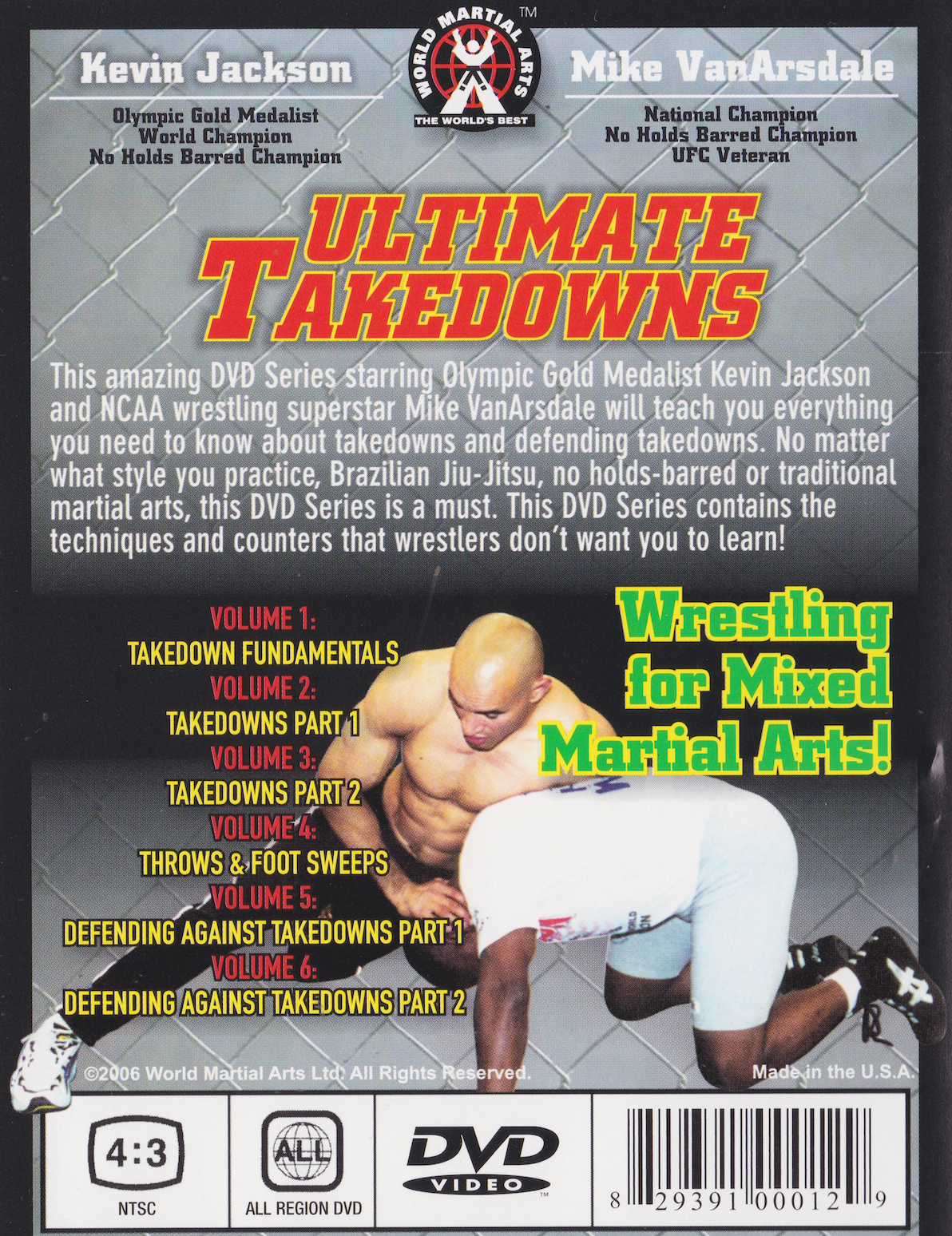 Ultimate Takedowns 6 DVD Set with Darrel Gholar (Preowned)