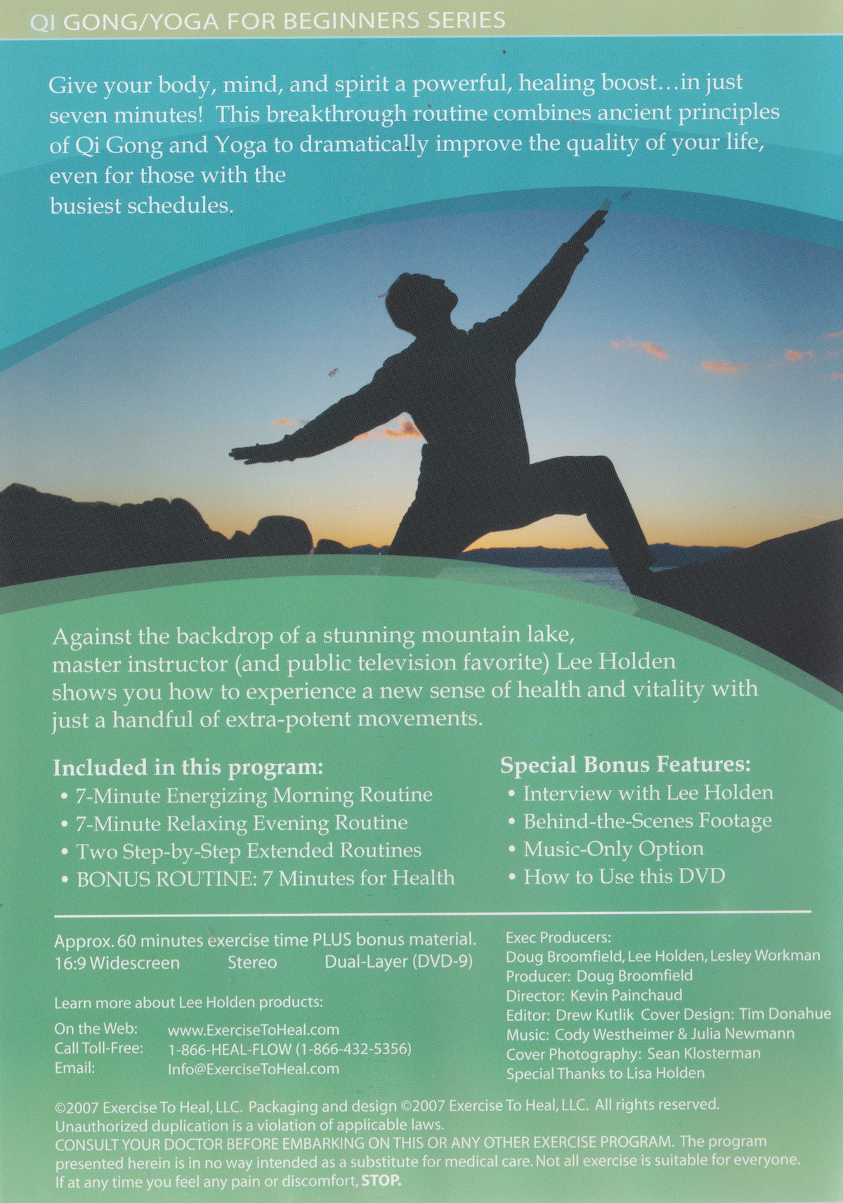7 Minutes of Magic - AM & PM Routines (Qi Gong/Yoga for Beginners Series) DVD by Lee Holden (Preowned)