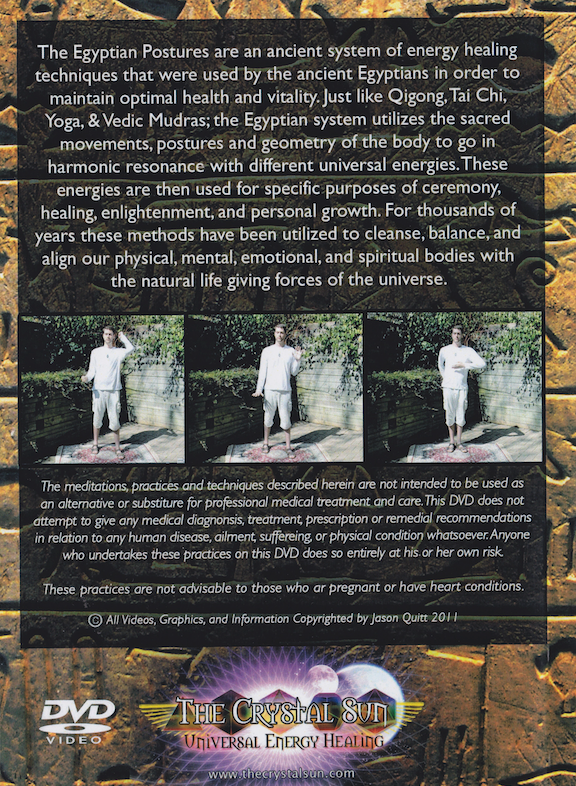 Egyptian Postures of Power 2 DVD Set by Jason Quitt & Saundra Arnold (Preowned)