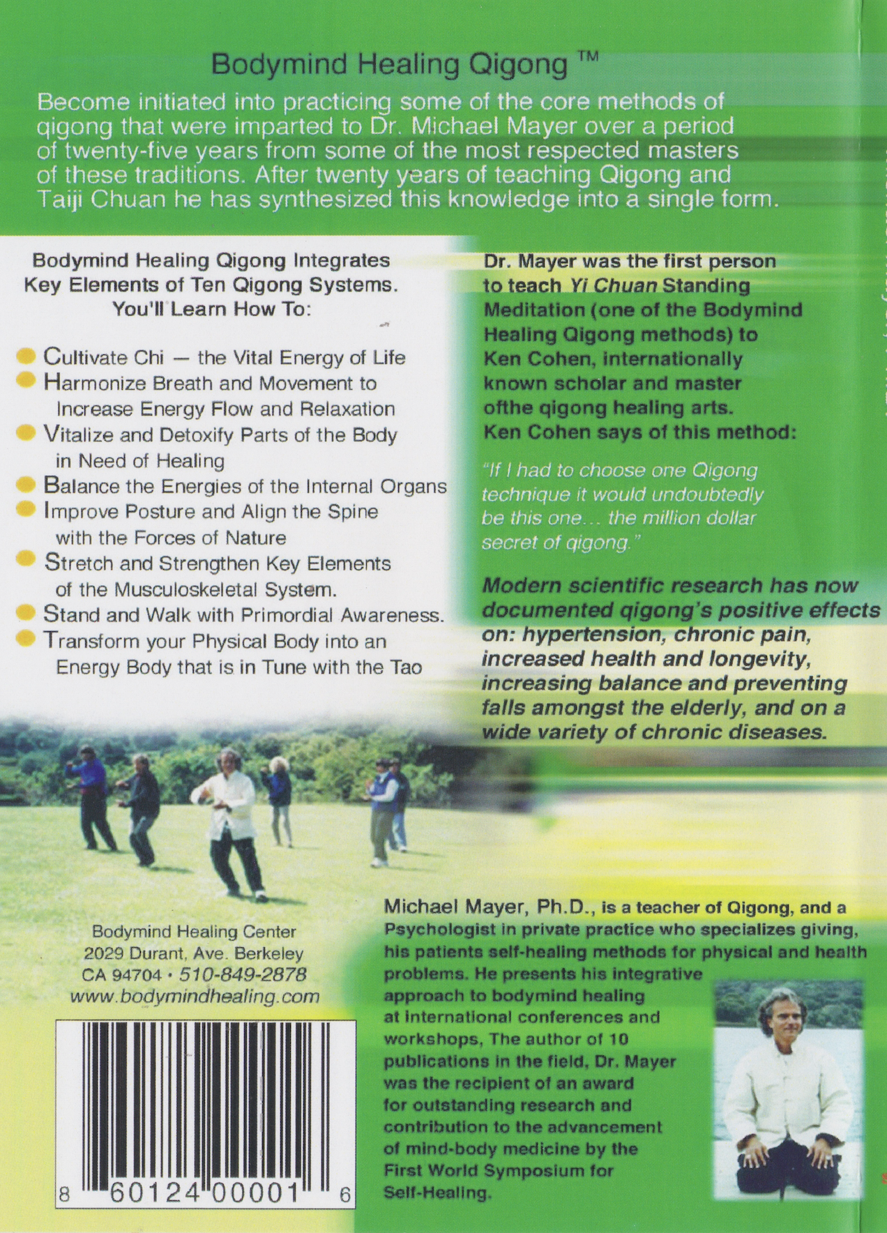 Bodymind Healing Qigong DVD by Michael Mayer (Preowned)
