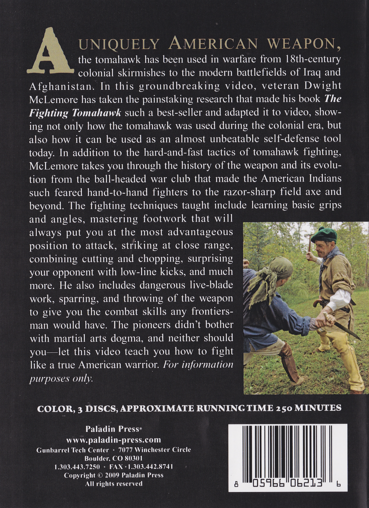 The Fighting Tomahawk 3 DVD Set by Dwight McLemore (Preowned)