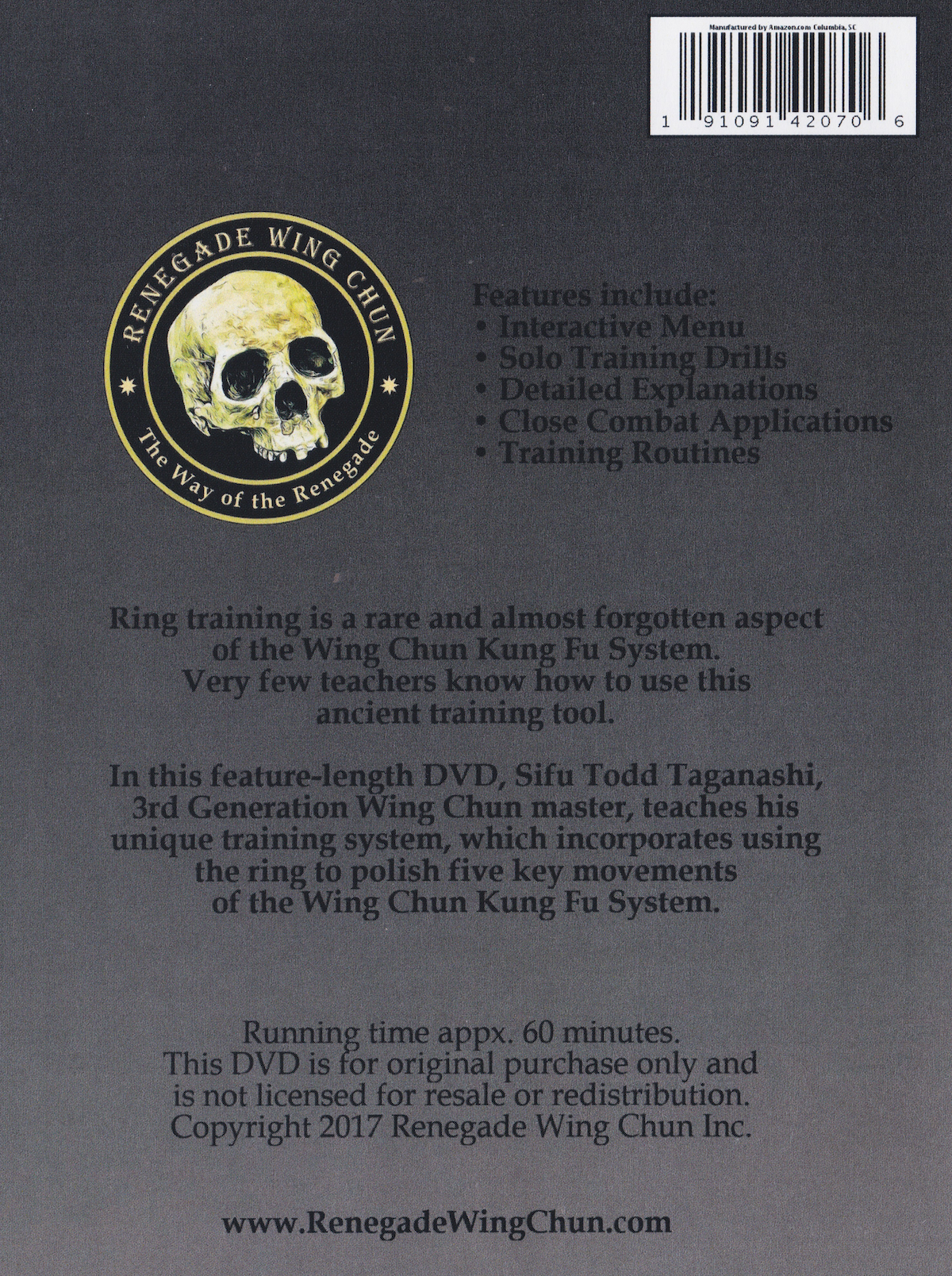 Wing Chun Ring Training Techniques & Strategies DVD by Todd Taganashi (Preowned)