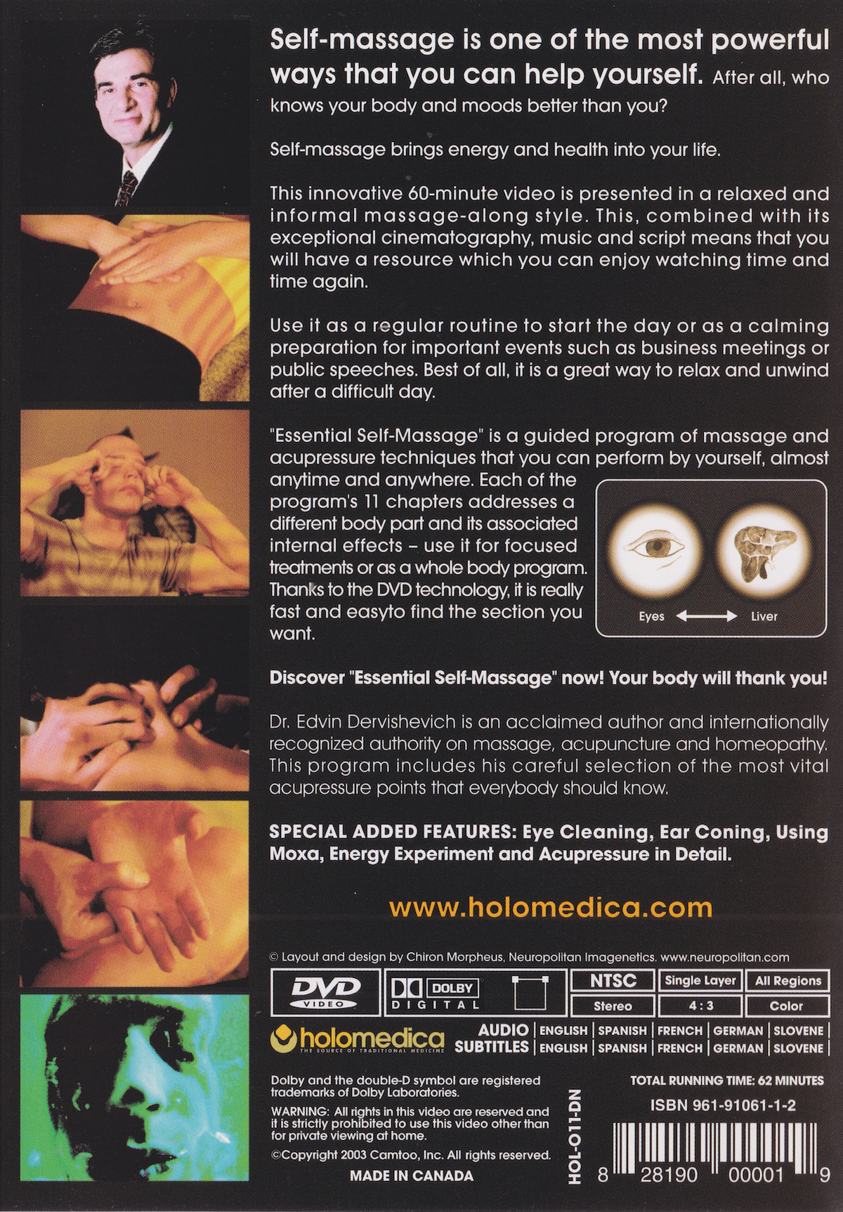 Essential Self-Massage DVD by Edvin Dervishevich (Preowned)