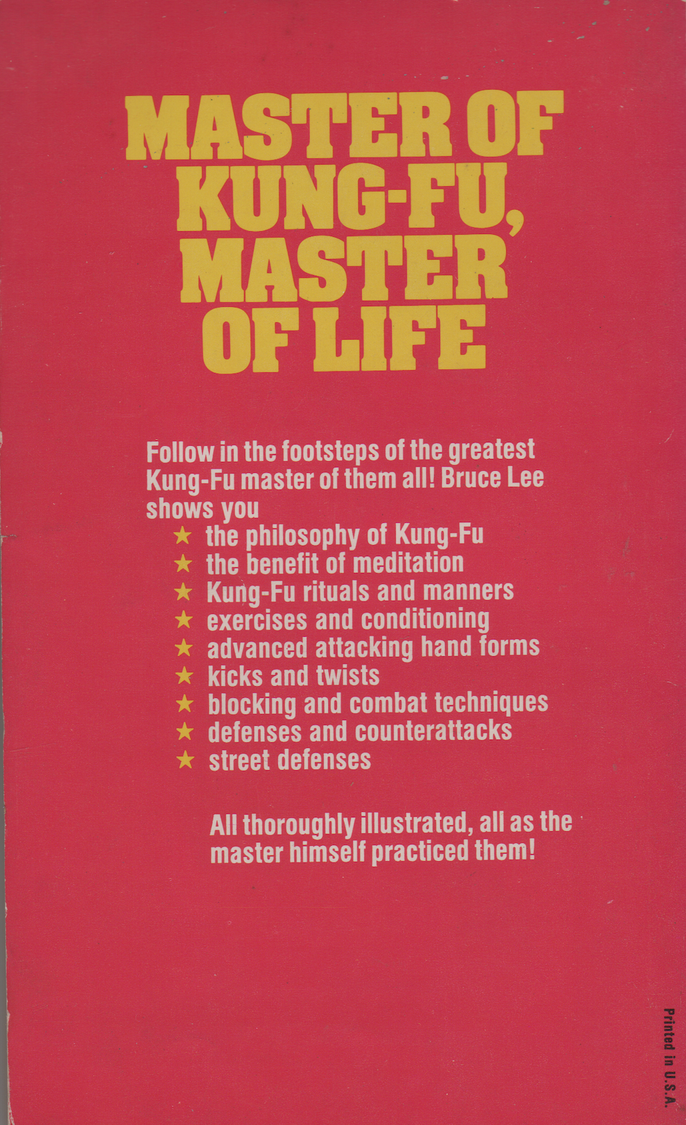 Bruce Lee's Basic Kung Fu Training Manual Book by Claude St Denise & Jacques Anton (Preowned)