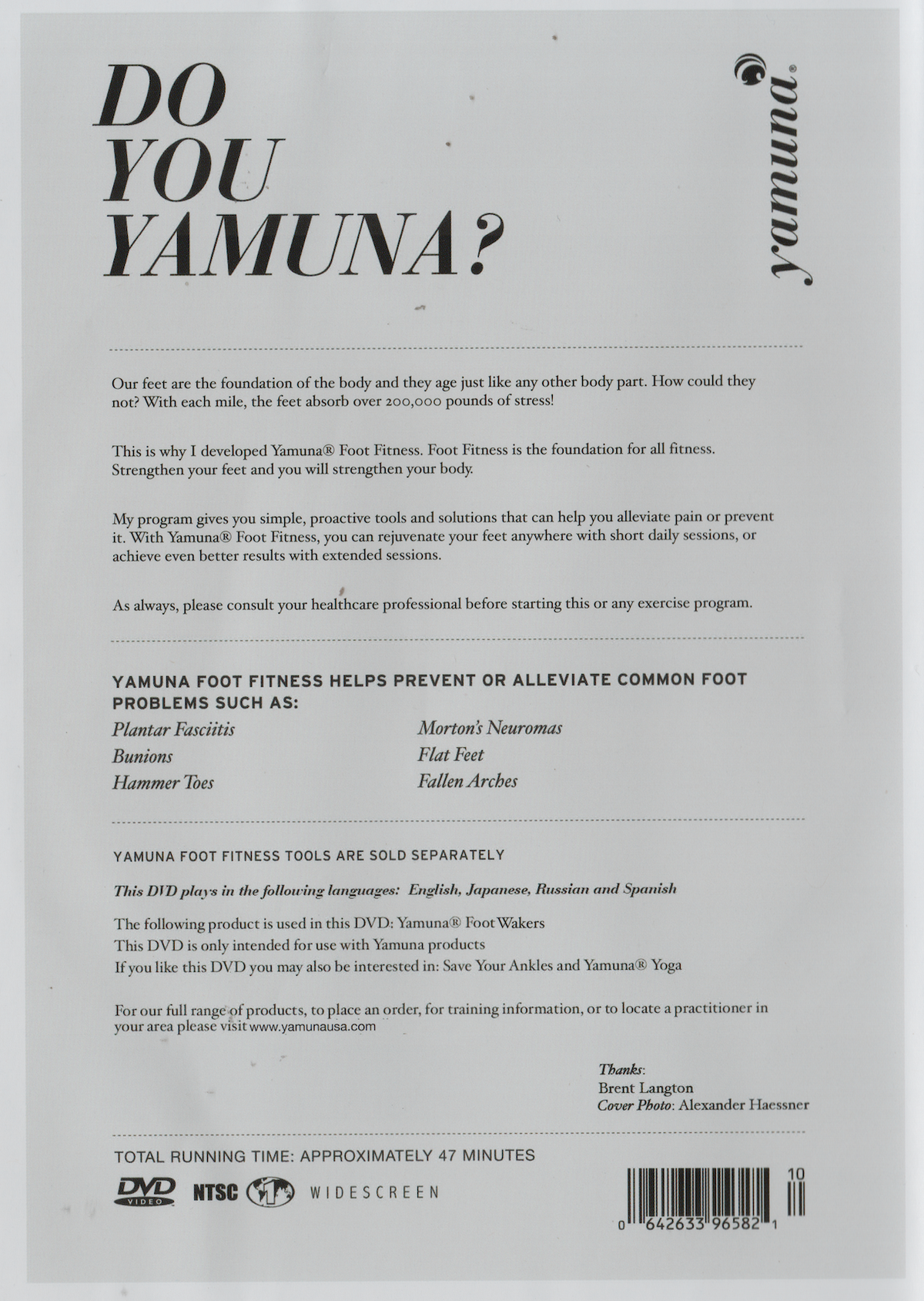 Yamuna Foot Fitness DVD by Yamuna Zake