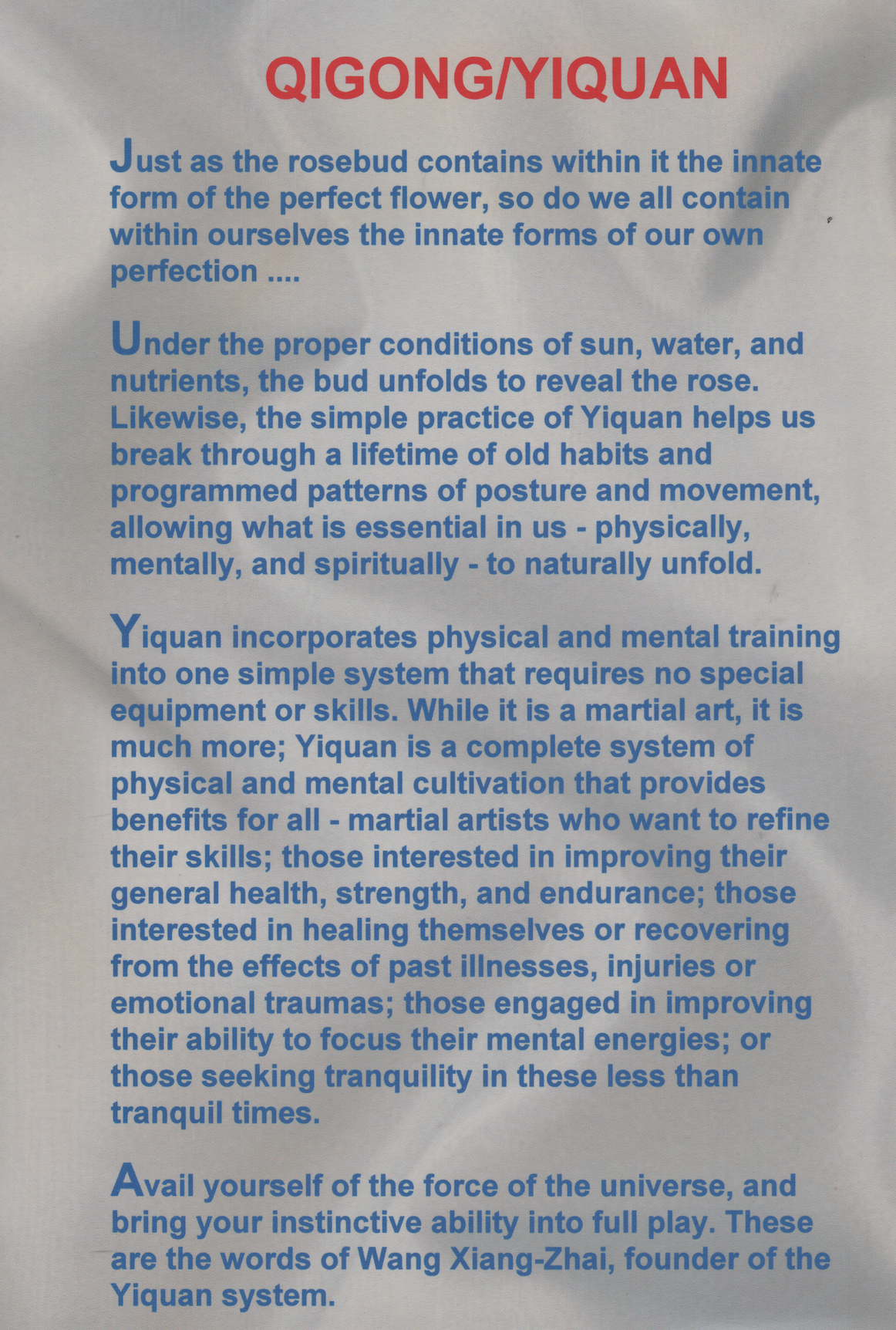 Qigong Yiquan Workshop Edition DVD by Fong Ha (Preowned)