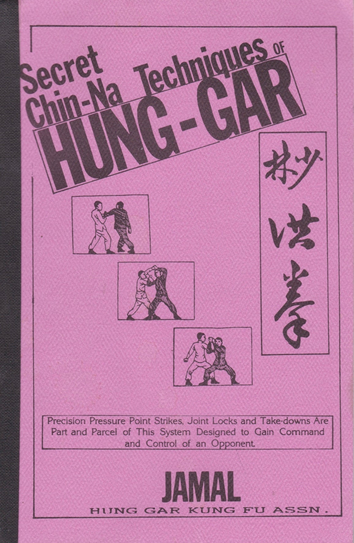 Secret Chin-Na Techniques of Hung Gar Book by Jamal Lan Tien Hung (Preowned)