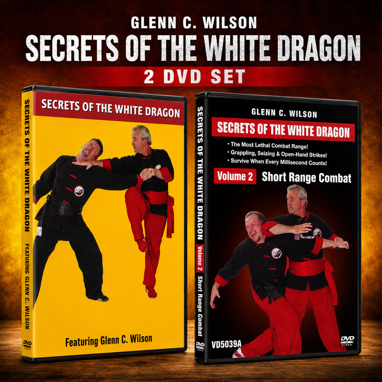 Secrets of White Dragon Kung Fu 2 DVD Set by Glenn Wilson