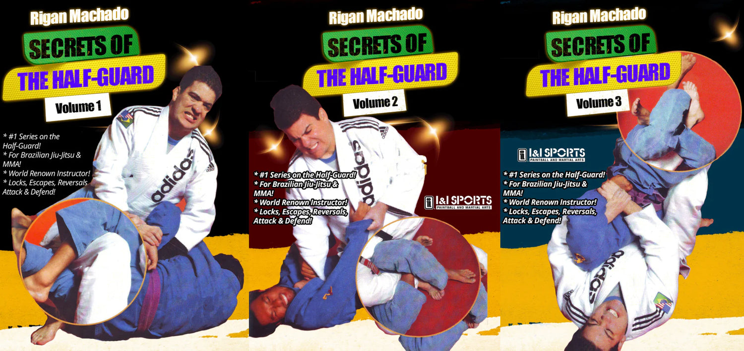 Secrets of the Half Guard 3 DVD Set by Rigan Machado