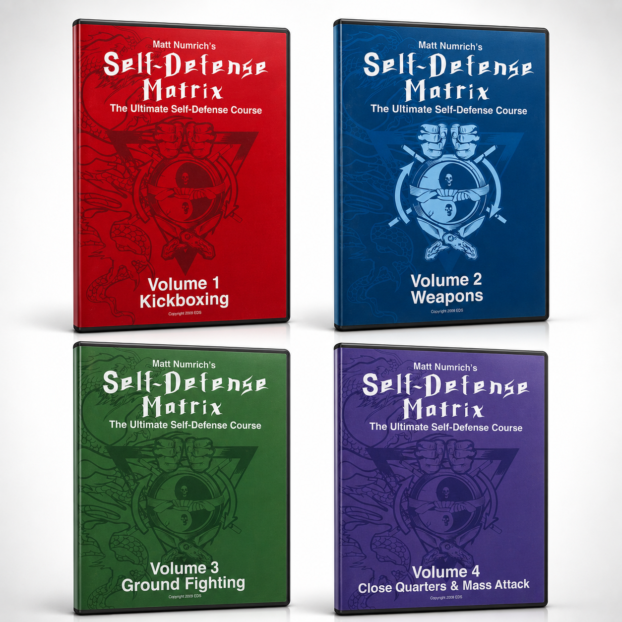 Self Defense Matrix: The Ultimate Self-Defense Course 4 DVD Set by Matt Numrich (Preowned)