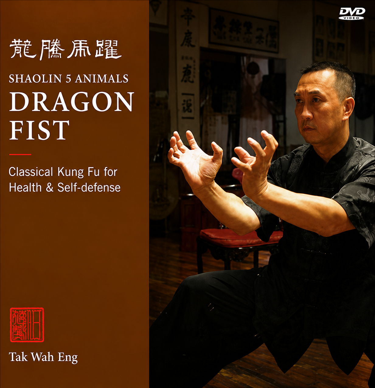 Shaolin 5 Animals Dragon Fist DVD by Tak Wah Eng
