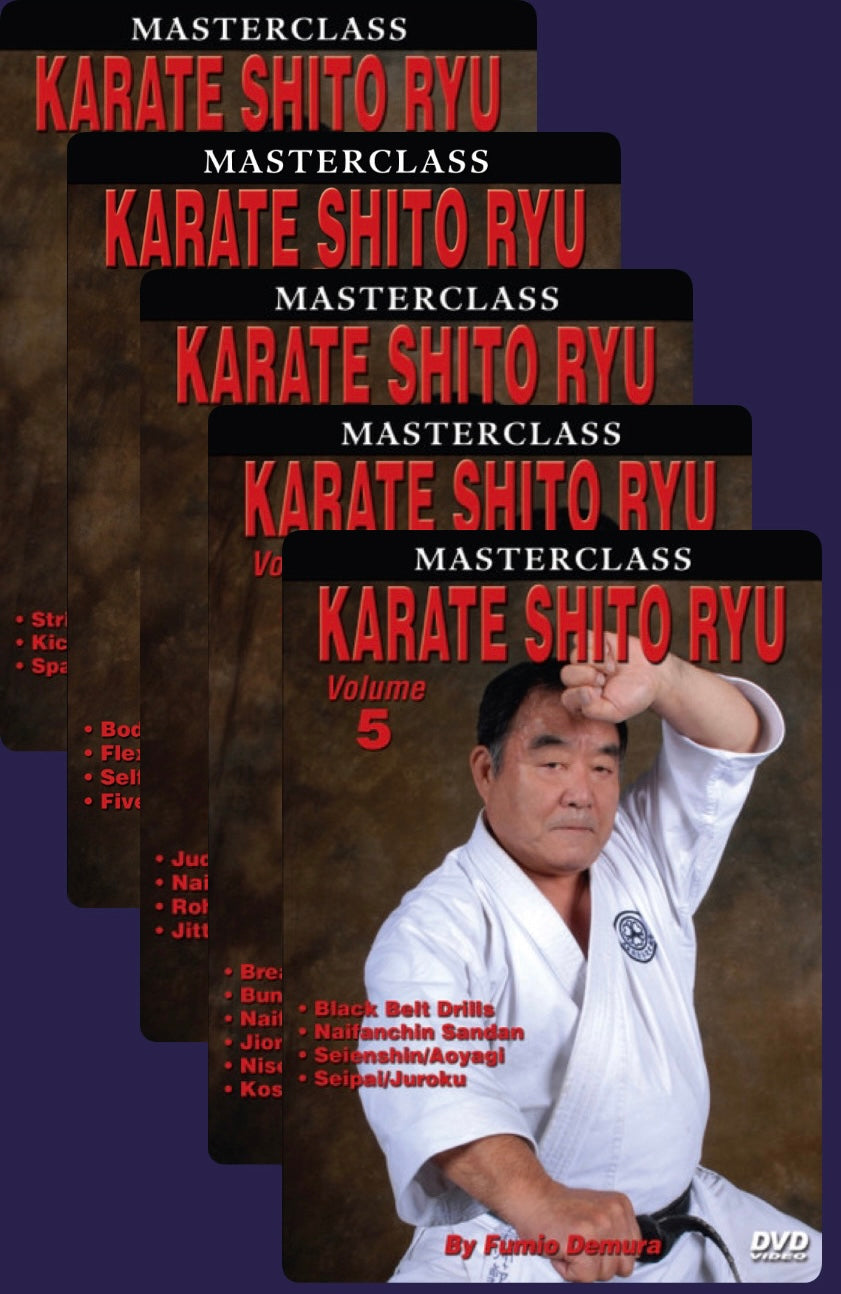 Shito Ryu Karate 5 DVD Set by Fumio Demura