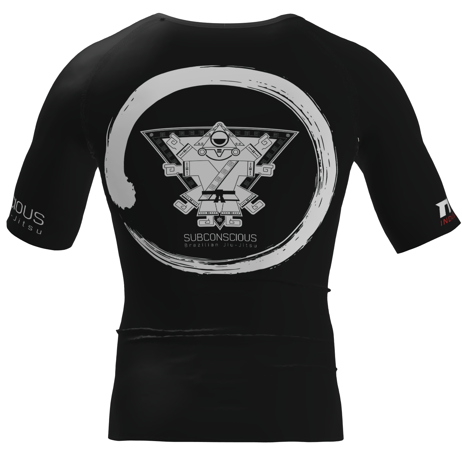 Subconscious Short Sleeve Rash Guard Rear View