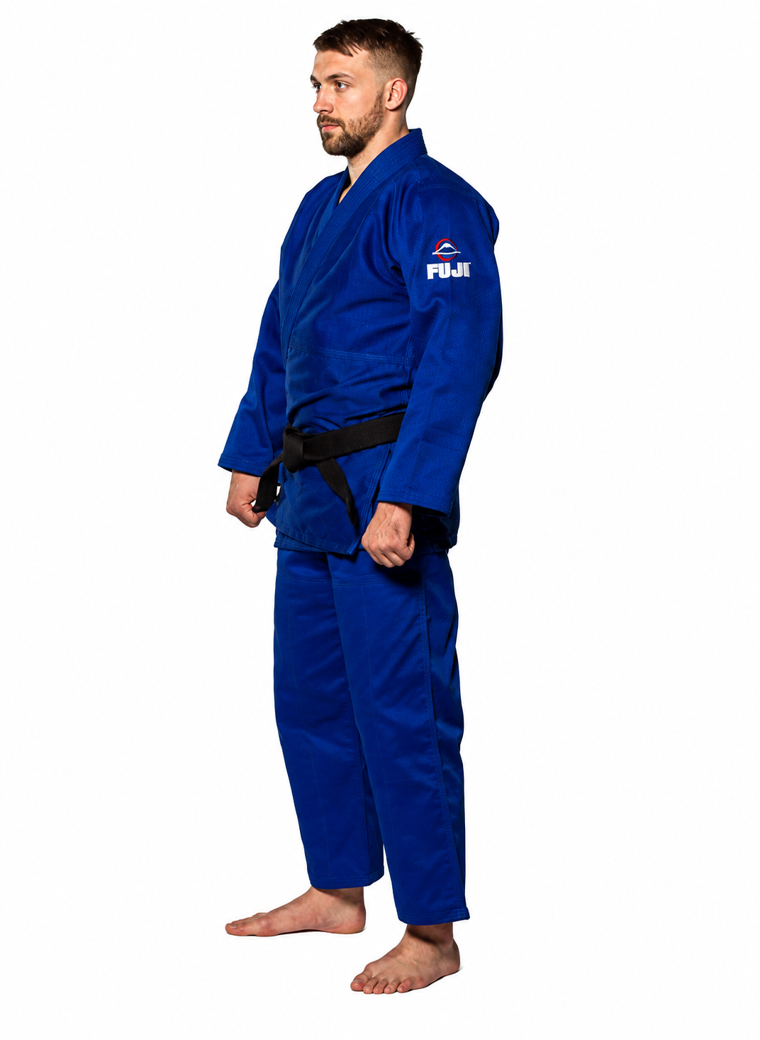 Single Weave Judo Gi - by Fuji (White, Blue)