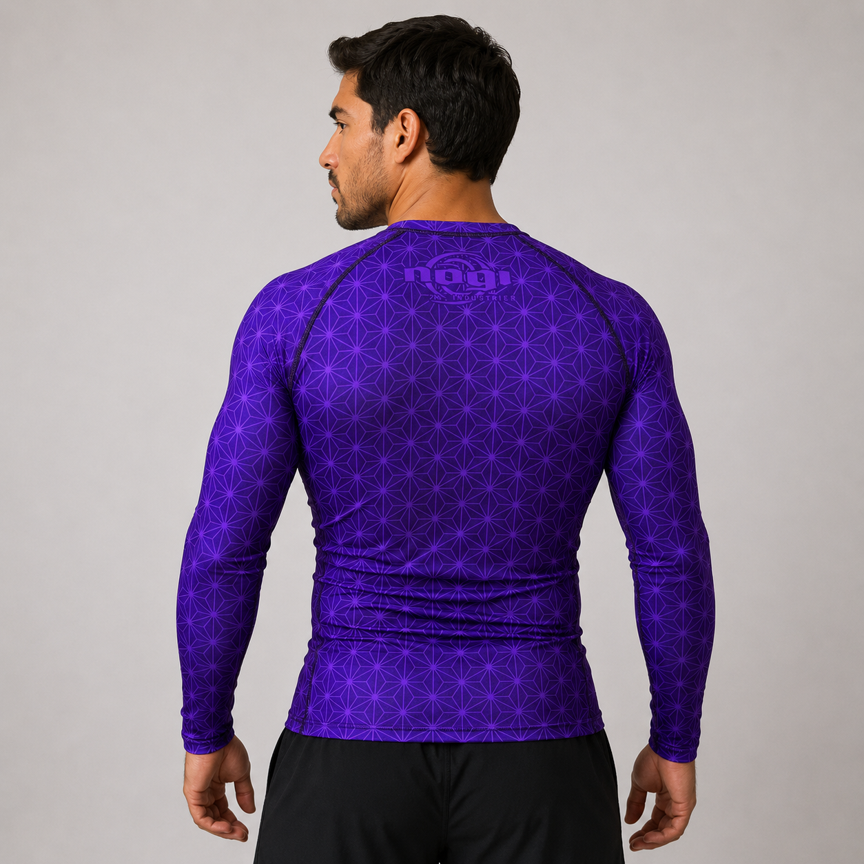 Spectral Long Sleeve Rank Rashguard - Purple (LS) by Nogi Industries