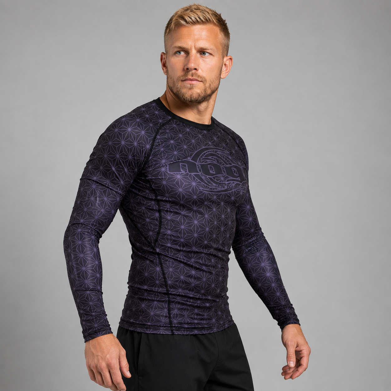 Spectral Long Sleeve Rashguard - Black (LS) by Nogi Industries